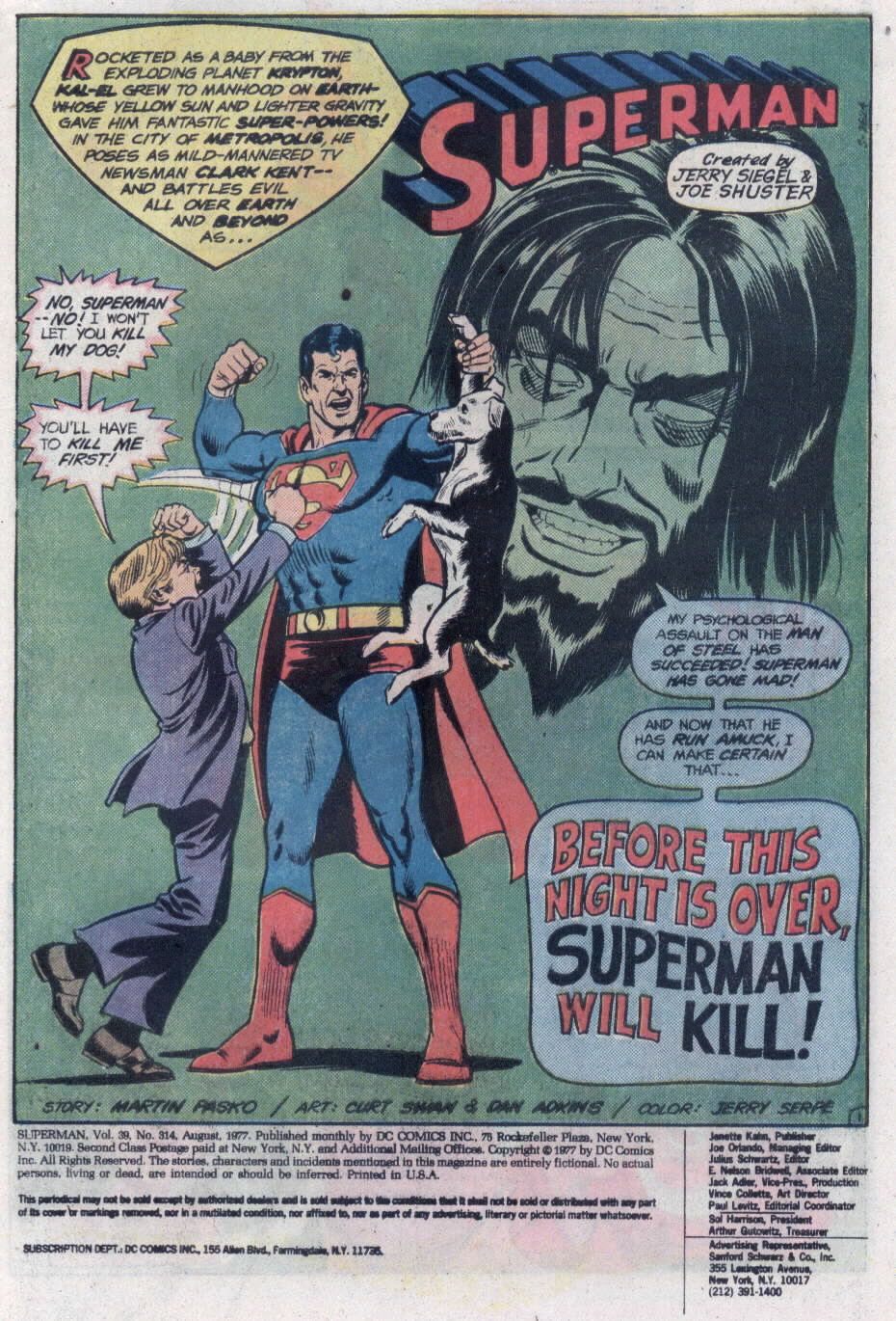Read online Superman (1939) comic -  Issue #314 - 2