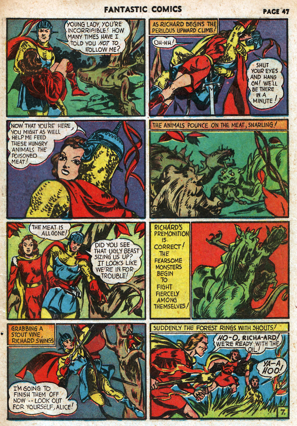 Read online Fantastic Comics comic -  Issue #18 - 49