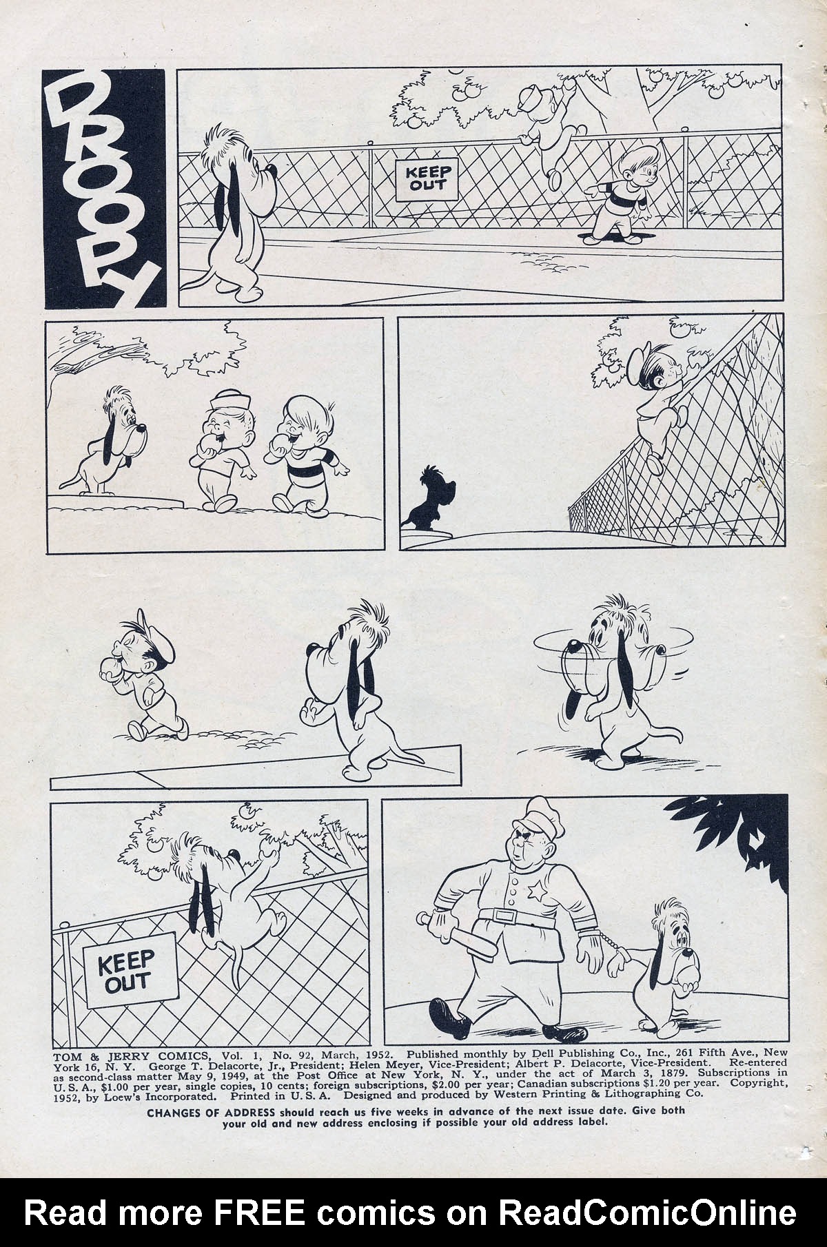 Read online Tom & Jerry Comics comic -  Issue #92 - 2