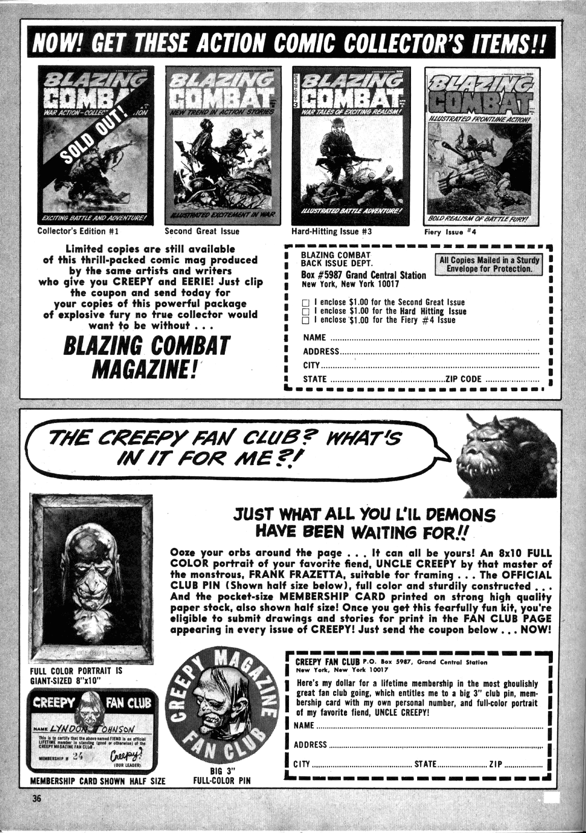 Read online Creepy (1964) comic -  Issue #24 - 35