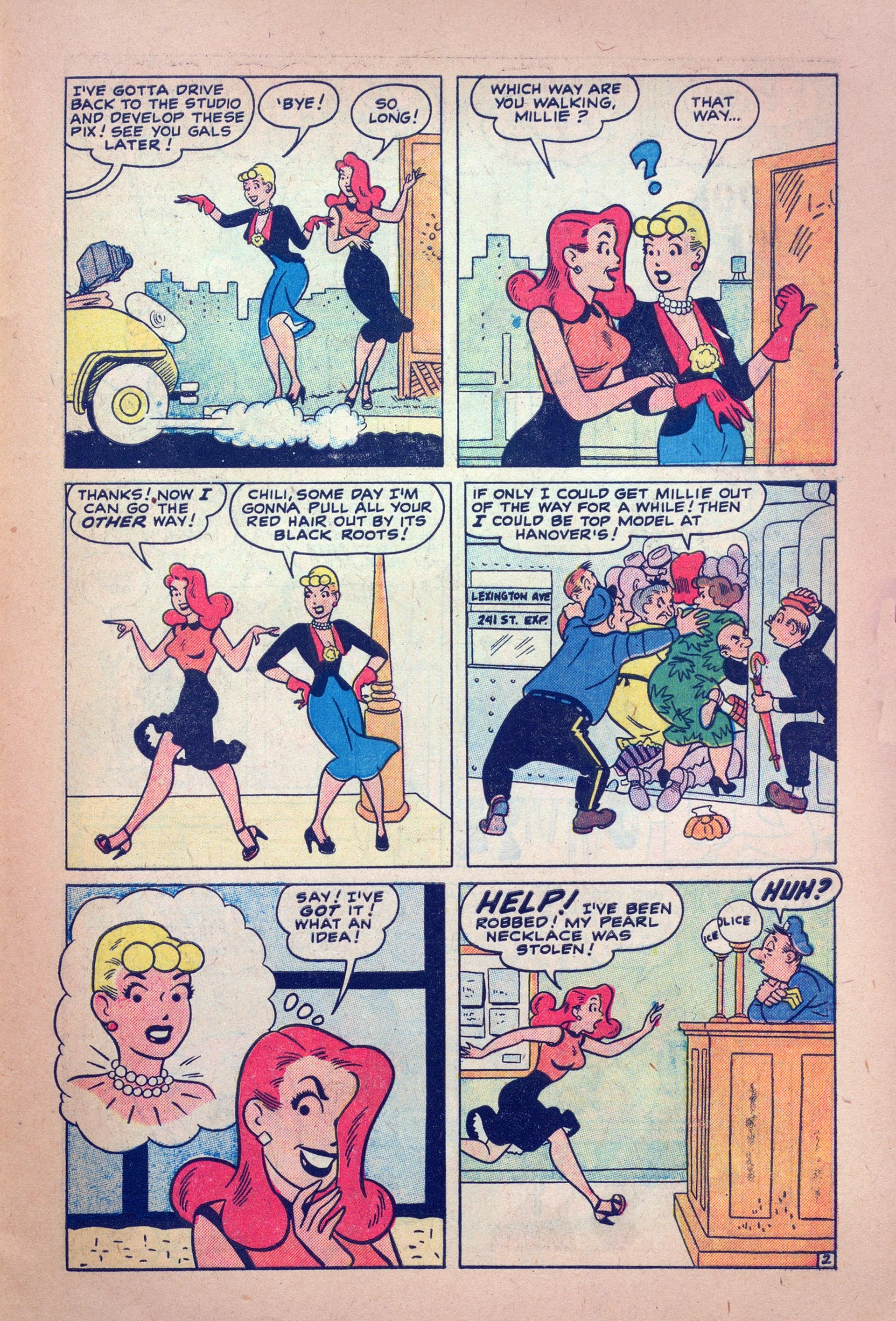 Read online Millie the Model comic -  Issue #25 - 27