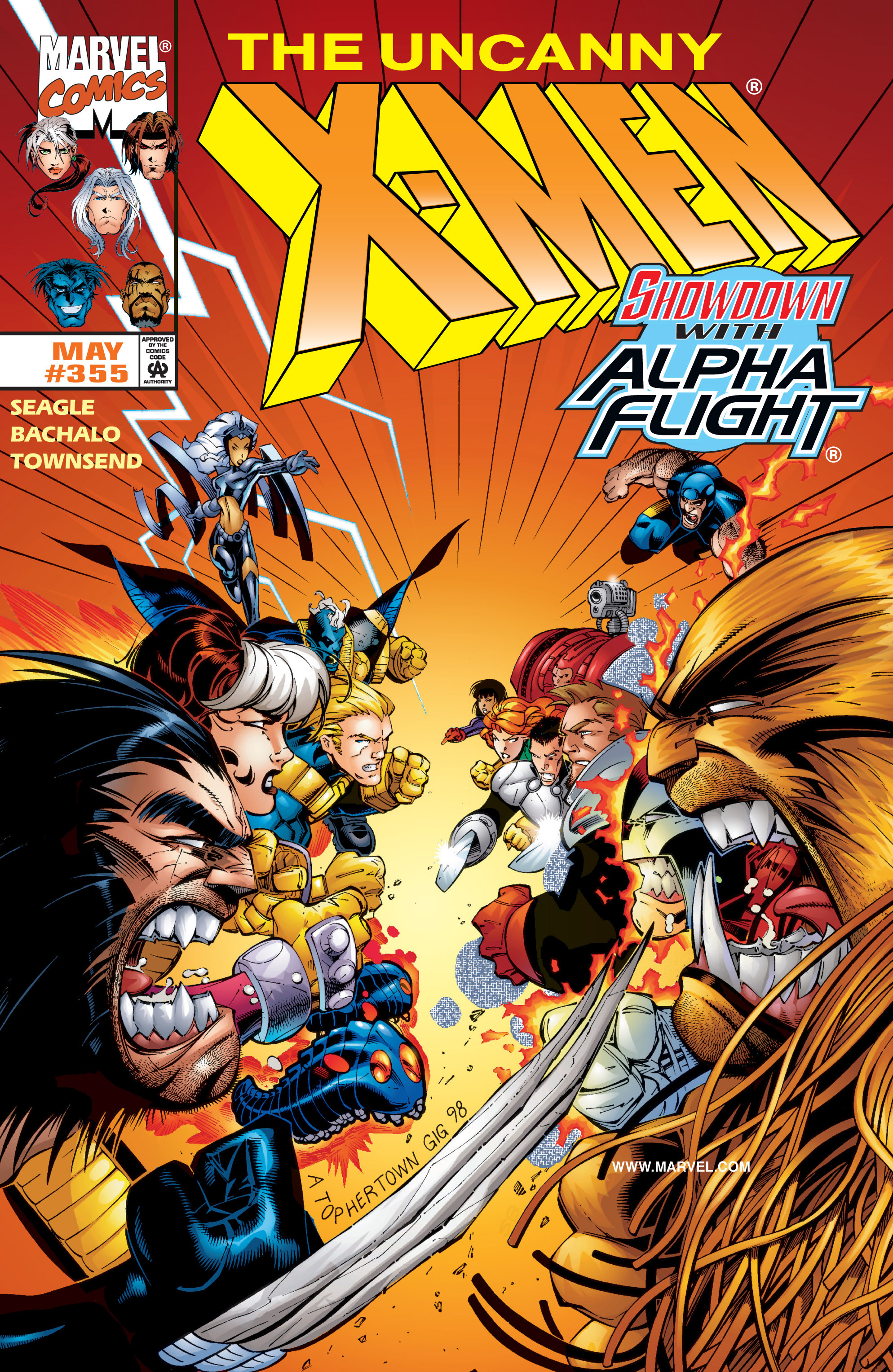 Read online Uncanny X-Men (1963) comic -  Issue #355 - 1
