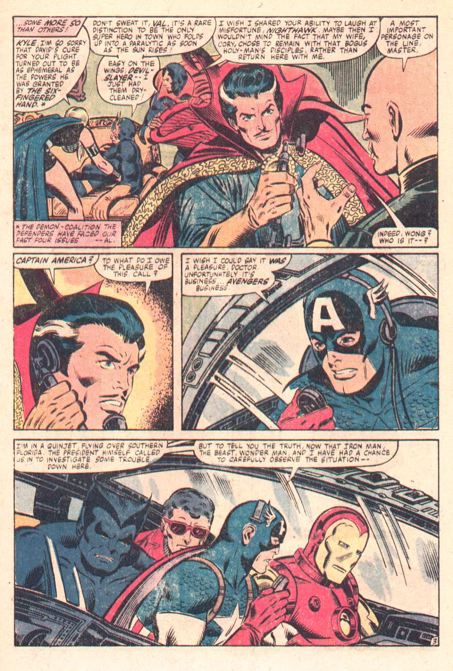 Read online The Defenders (1972) comic -  Issue #98 - 4