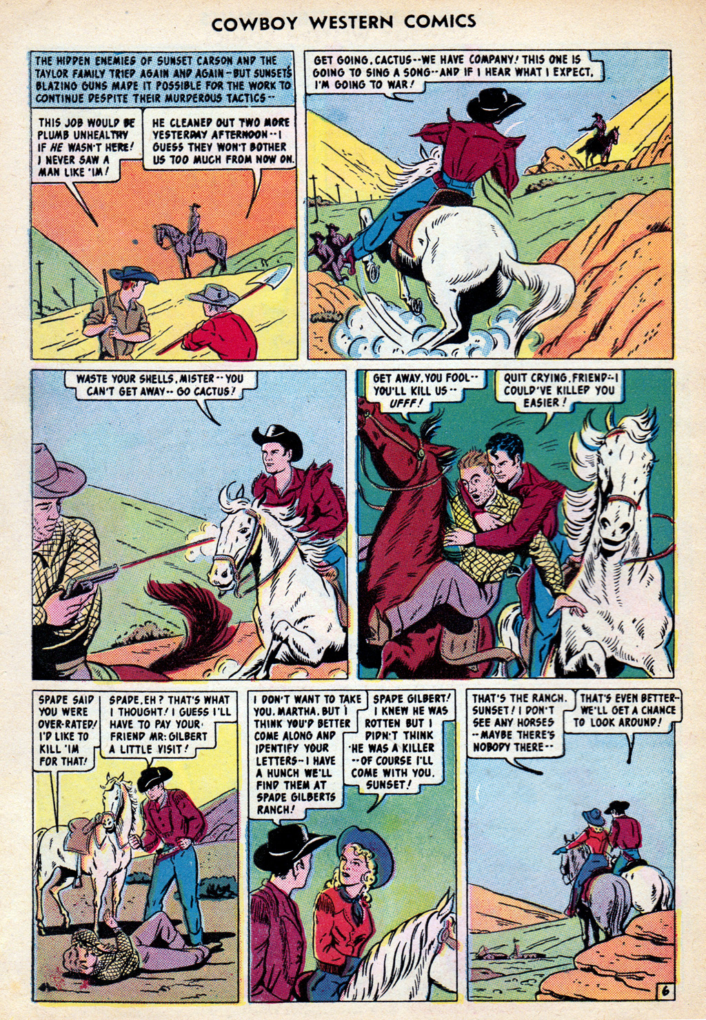Read online Cowboy Western Comics (1948) comic -  Issue #30 - 8