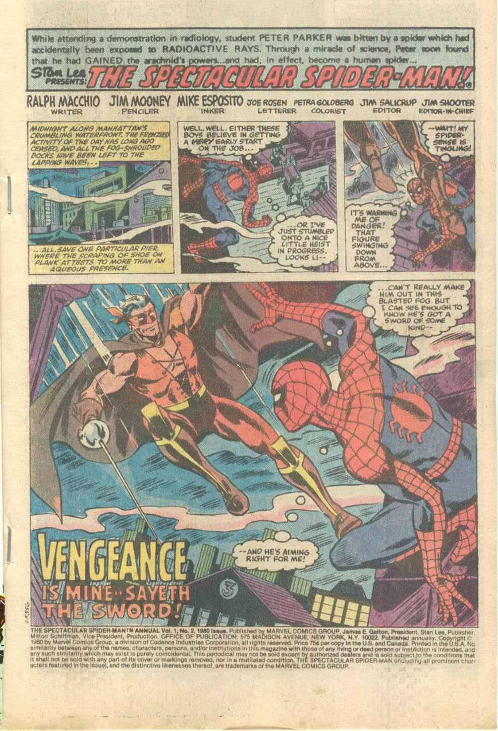 Read online The Spectacular Spider-Man (1976) comic -  Issue # Annual 2 - 2