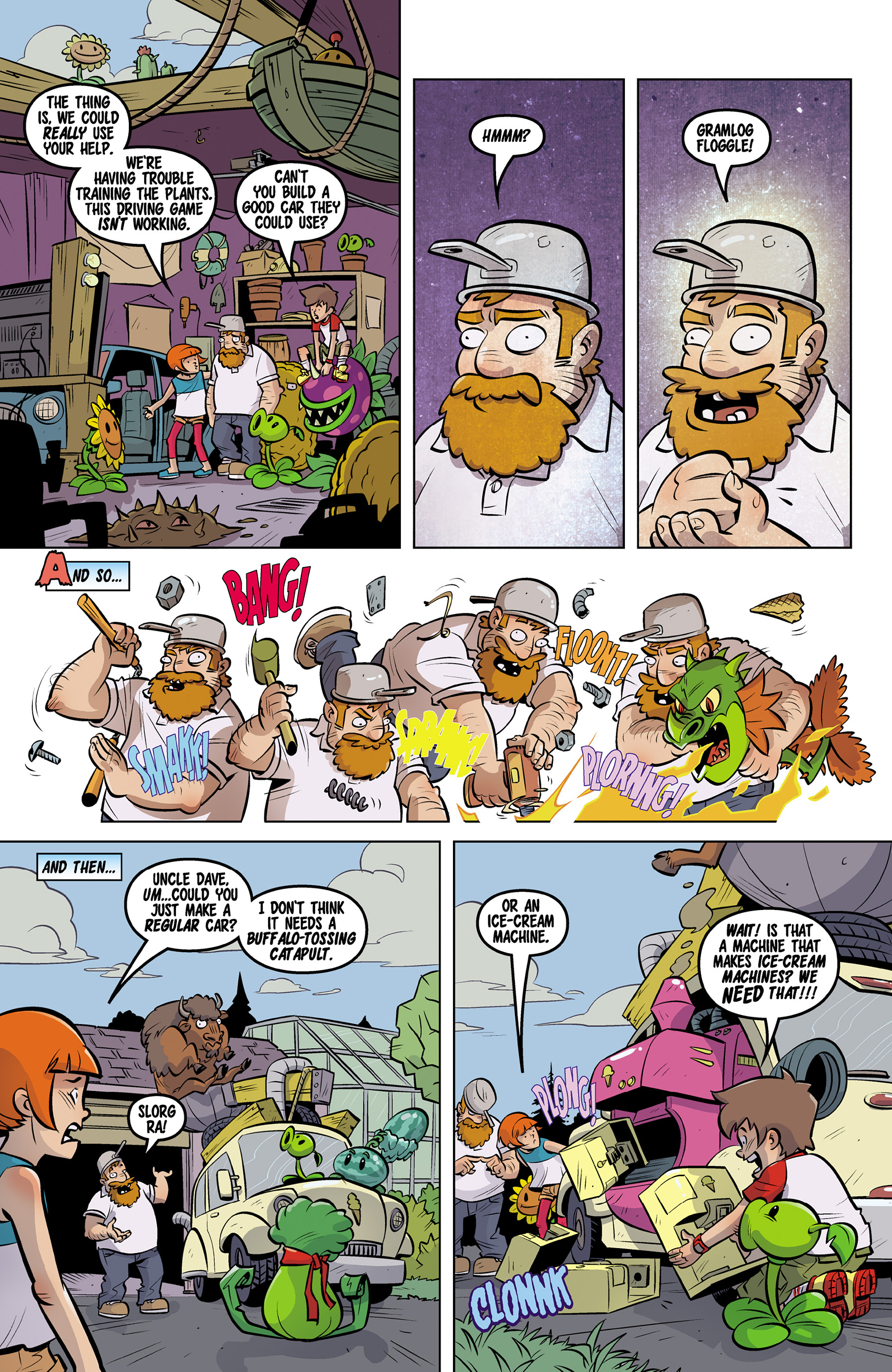 Read online Plants vs. Zombies: Petal to the Metal comic -  Issue #7 - 10
