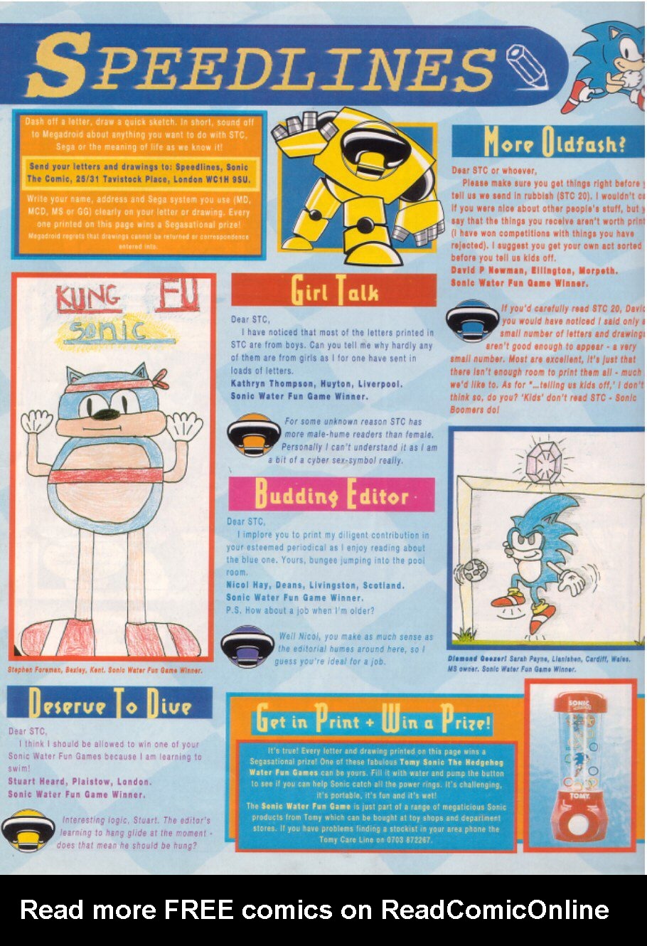 Read online Sonic the Comic comic -  Issue #25 - 31