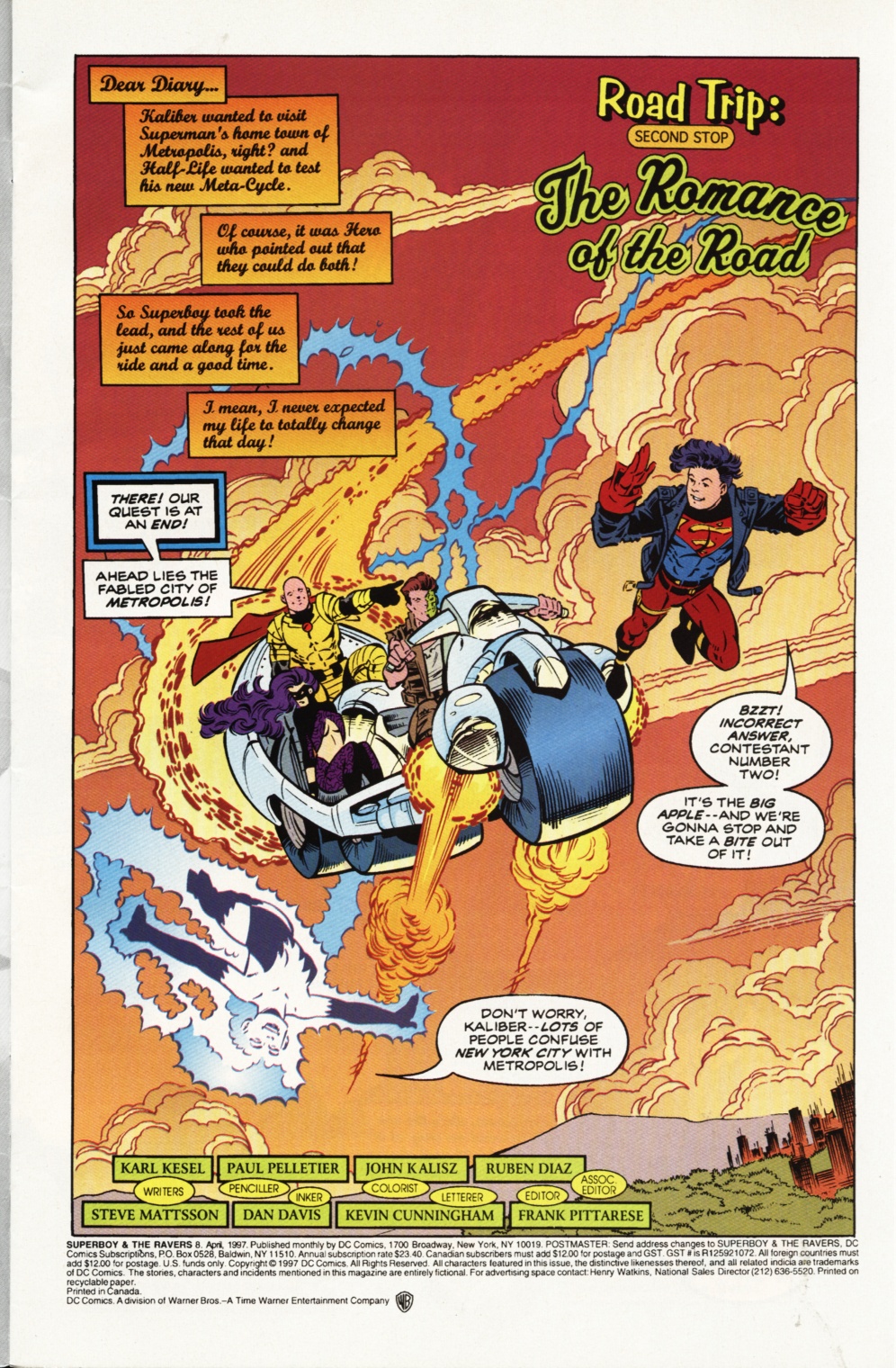 Read online Superboy & The Ravers comic -  Issue #8 - 2