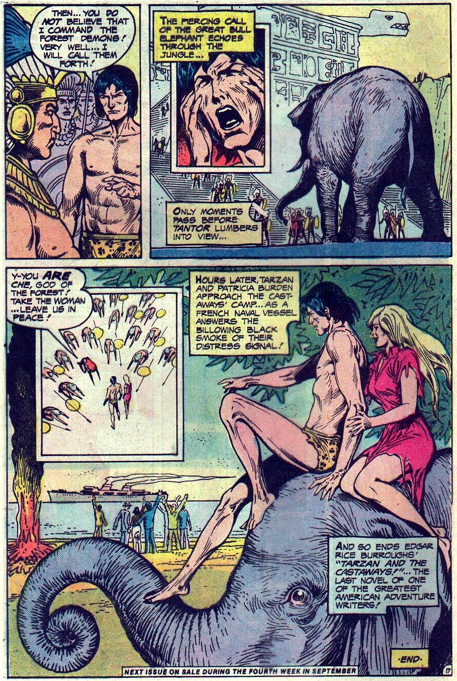 Read online Tarzan (1972) comic -  Issue #243 - 19