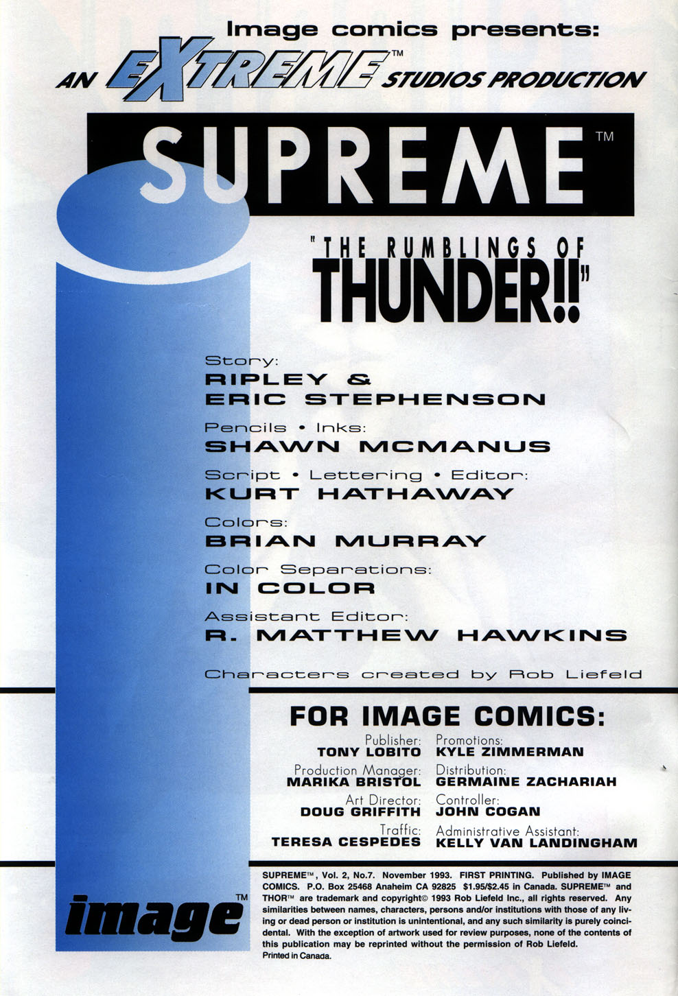Read online Supreme (1992) comic -  Issue #7 - 2