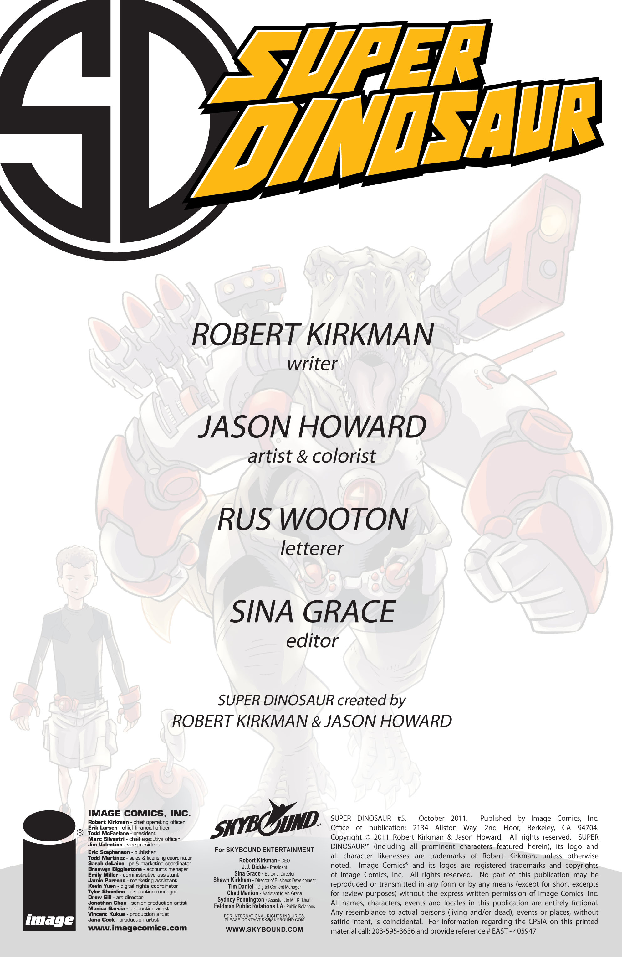 Read online Super Dinosaur (2011) comic -  Issue #5 - 2