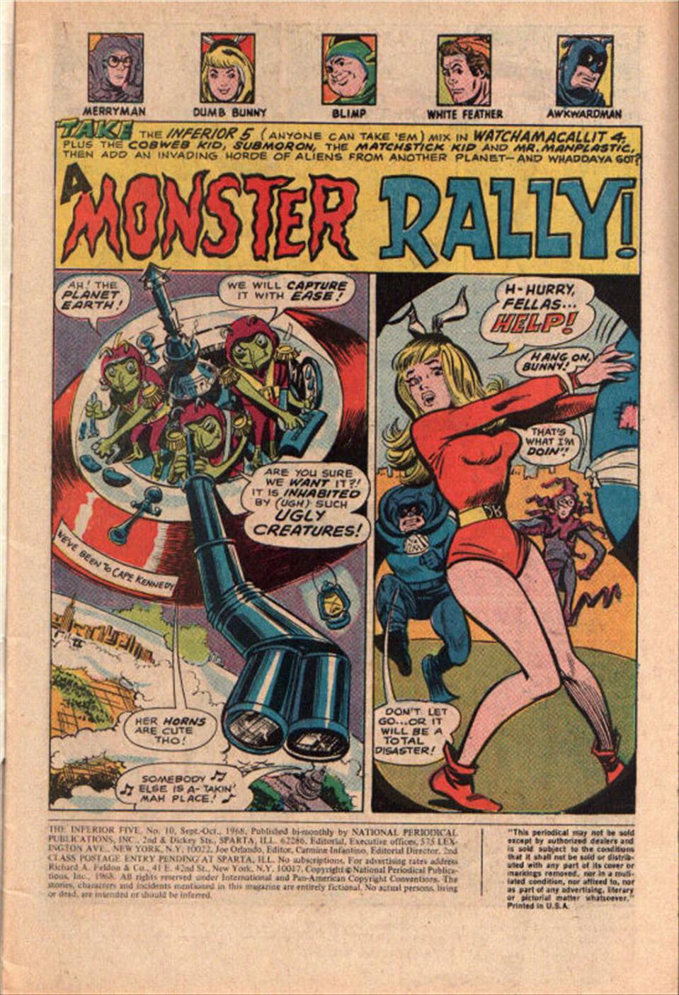 Read online The Inferior Five comic -  Issue #10 - 3