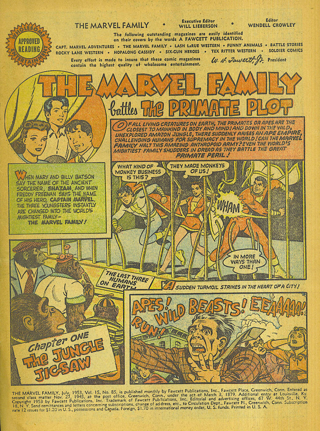 Read online The Marvel Family comic -  Issue #85 - 3