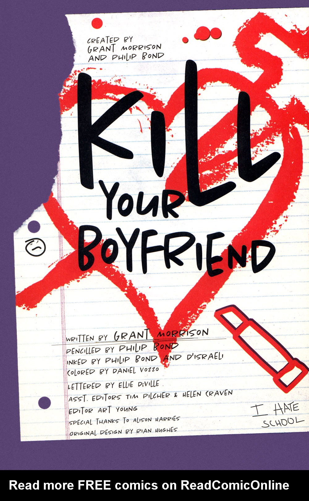 Read online Kill Your Boyfriend comic -  Issue # Full - 2