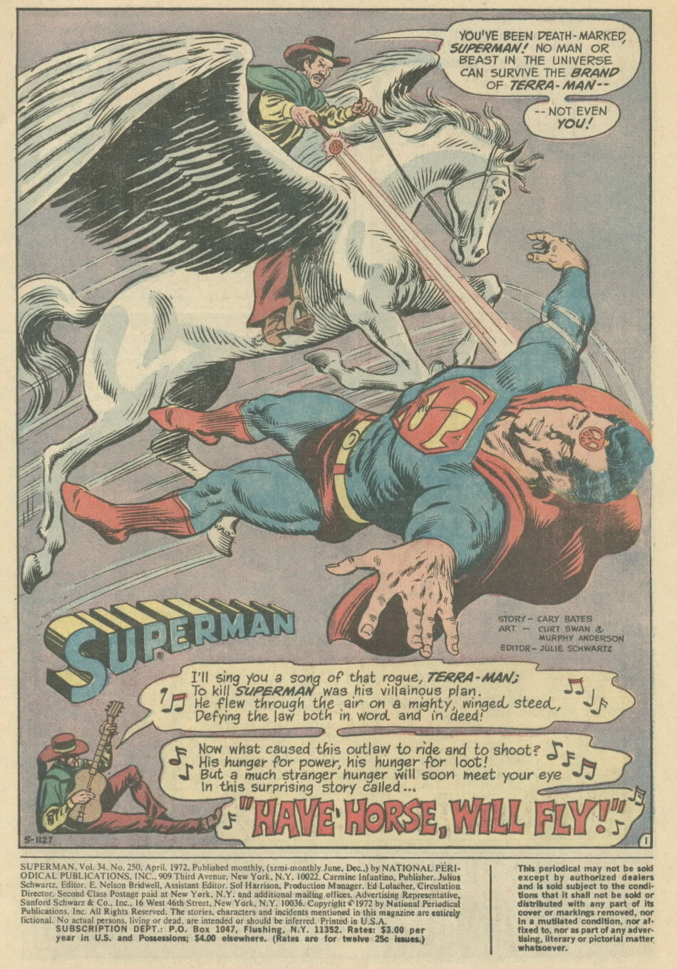 Read online Superman (1939) comic -  Issue #250 - 3