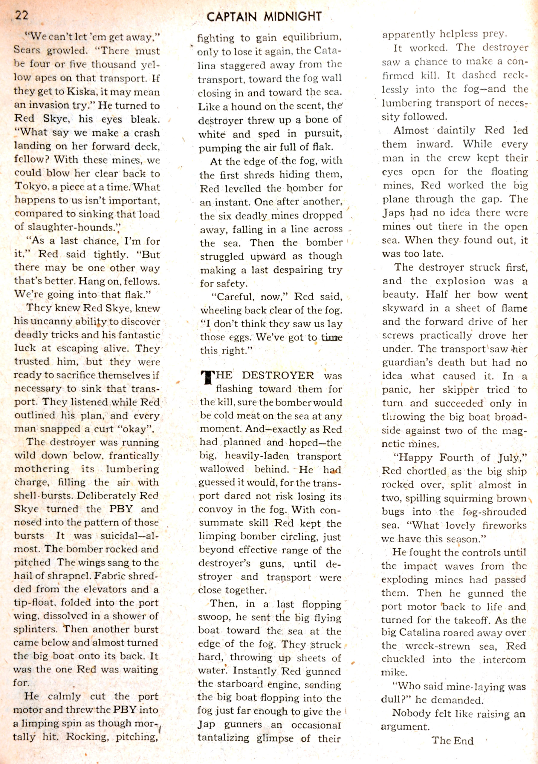 Read online Captain Midnight (1942) comic -  Issue #13 - 21