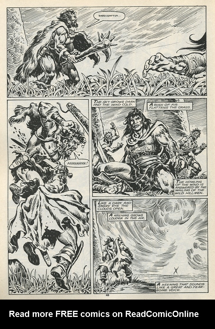 Read online The Savage Sword Of Conan comic -  Issue #178 - 50
