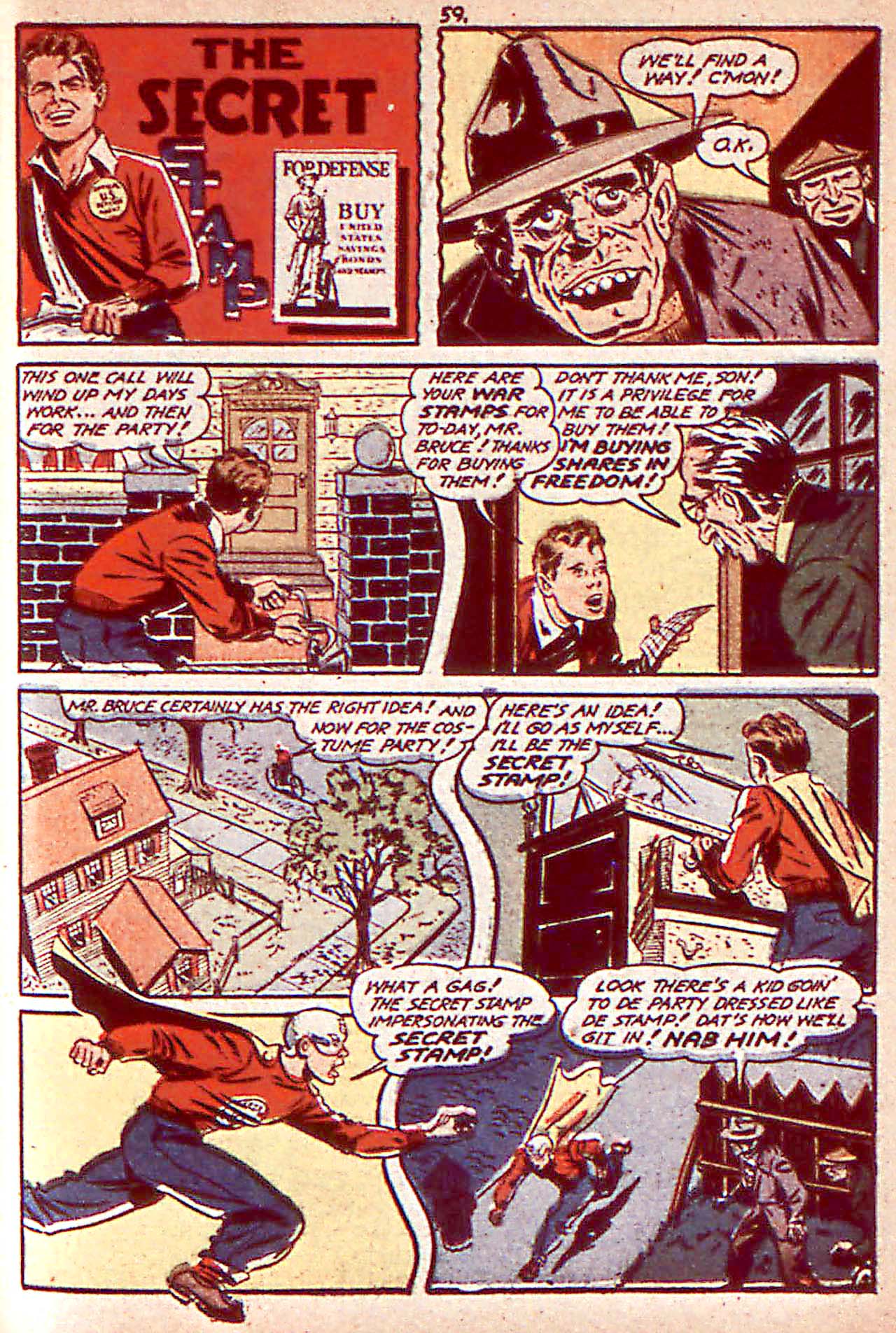 Read online Captain America Comics comic -  Issue #18 - 60