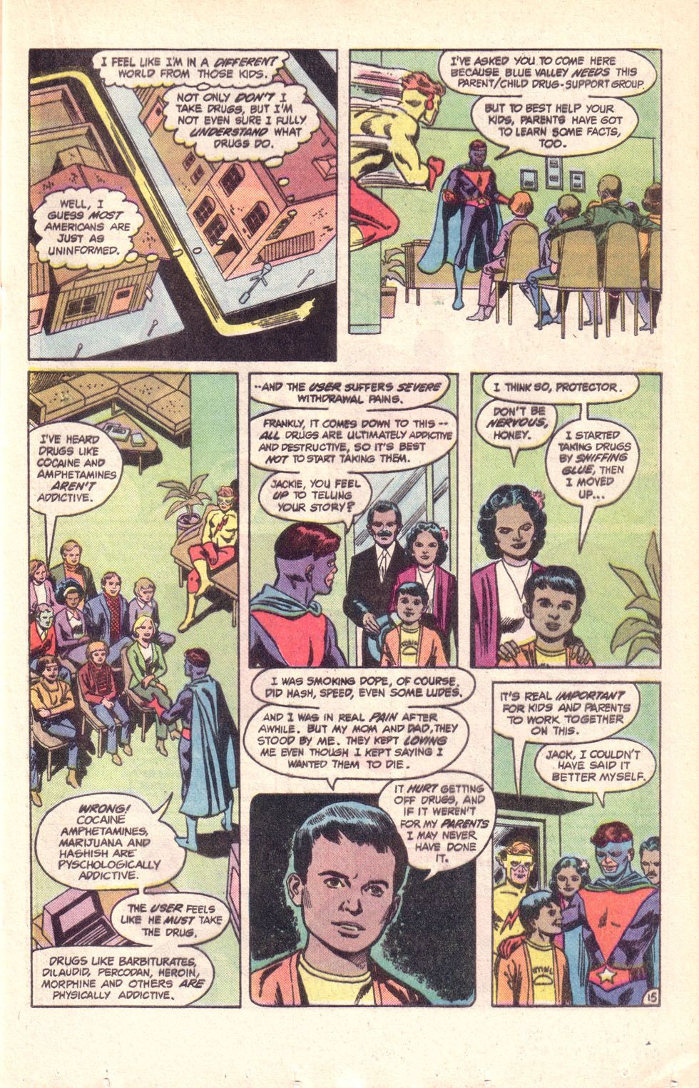 Read online The New Teen Titans (Drug Awareness Specials) comic -  Issue #1 - 17