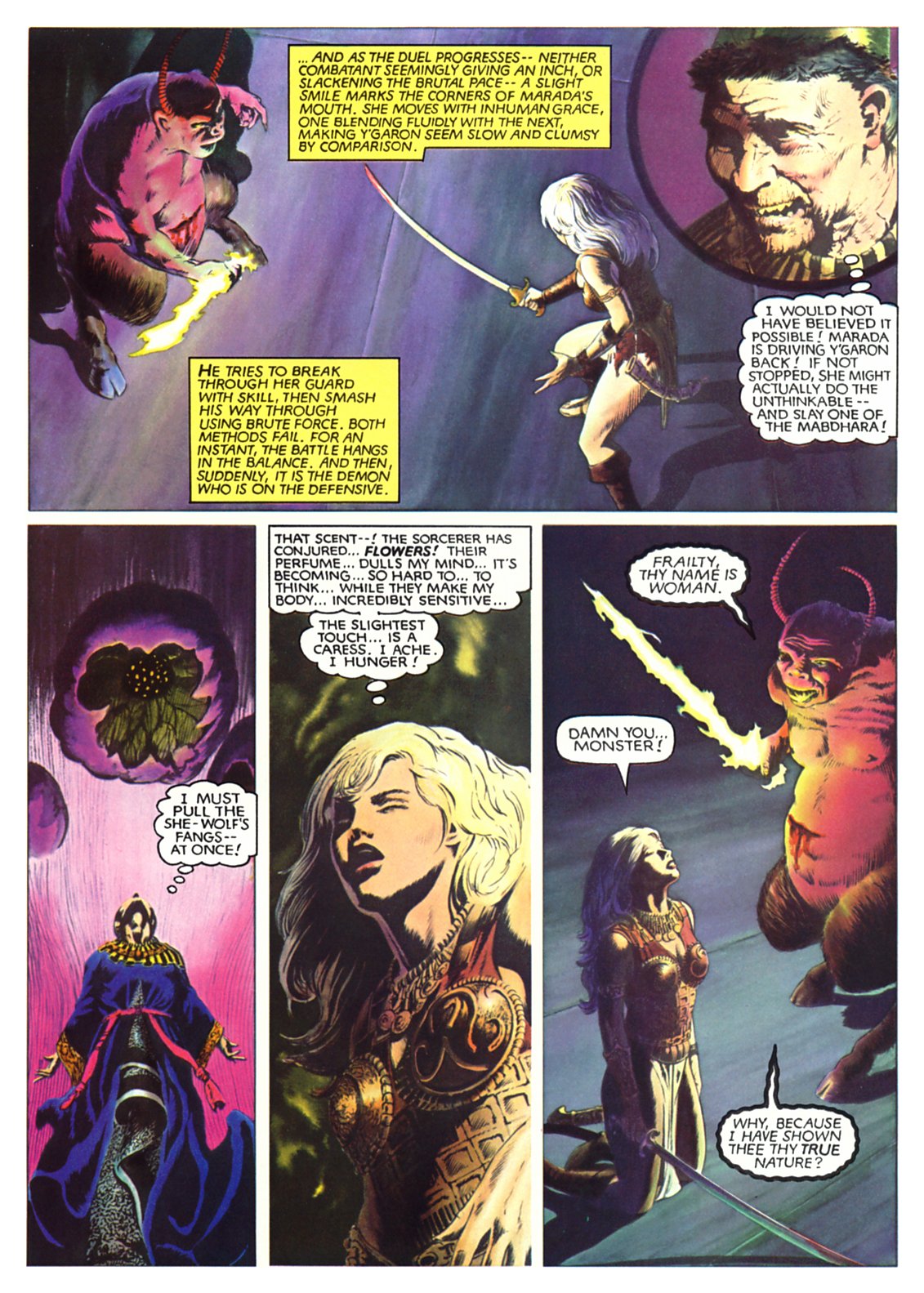 Read online Marvel Graphic Novel comic -  Issue #21 - Marada the She-Wolf - 38