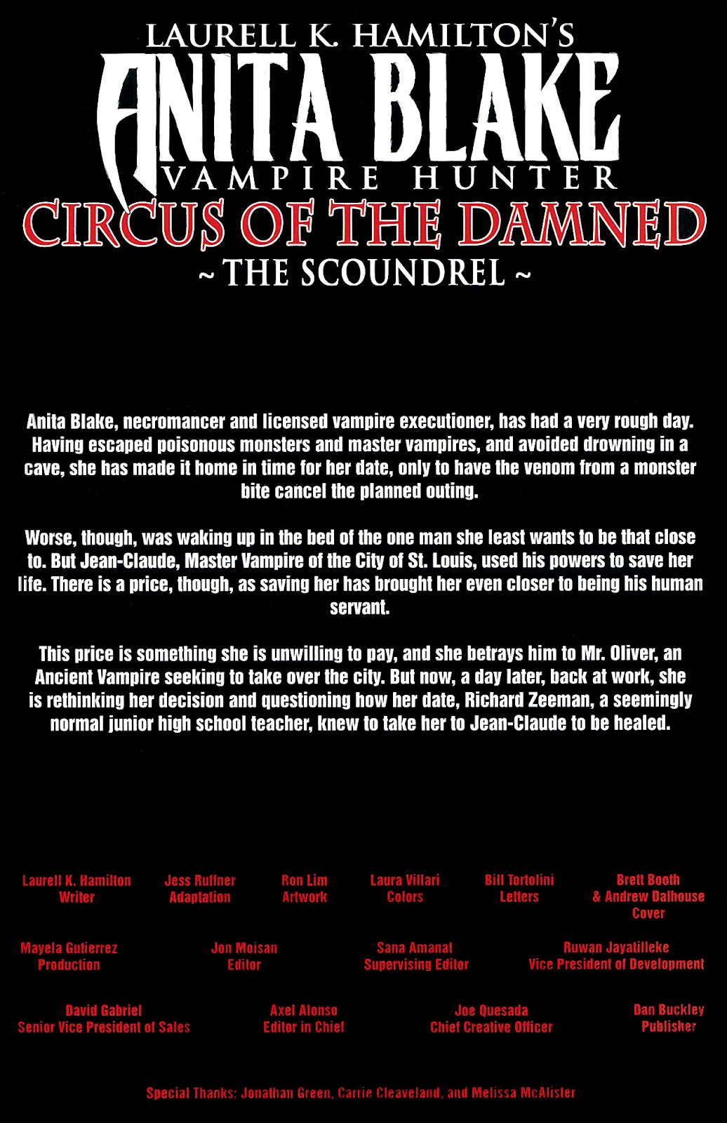 Anita Blake, Vampire Hunter: Circus of the Damned - The Scoundrel issue 4 - Page 2