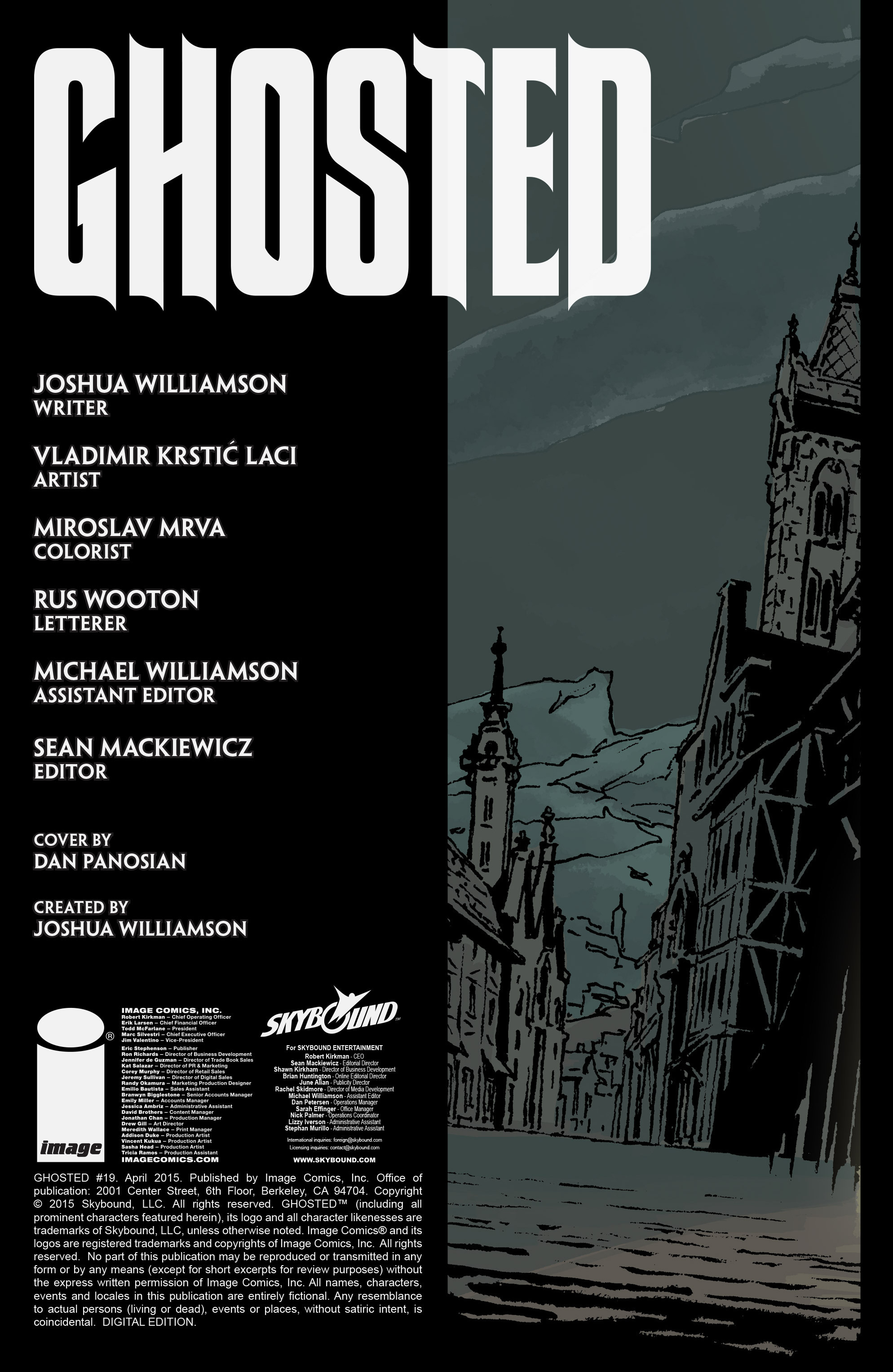 Read online Ghosted comic -  Issue #19 - 2