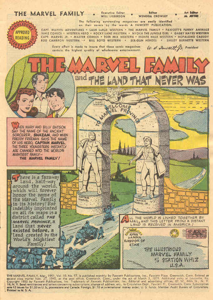 Read online The Marvel Family comic -  Issue #57 - 3