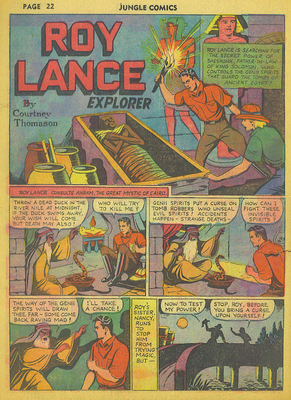 Read online Jungle Comics comic -  Issue #11 - 25