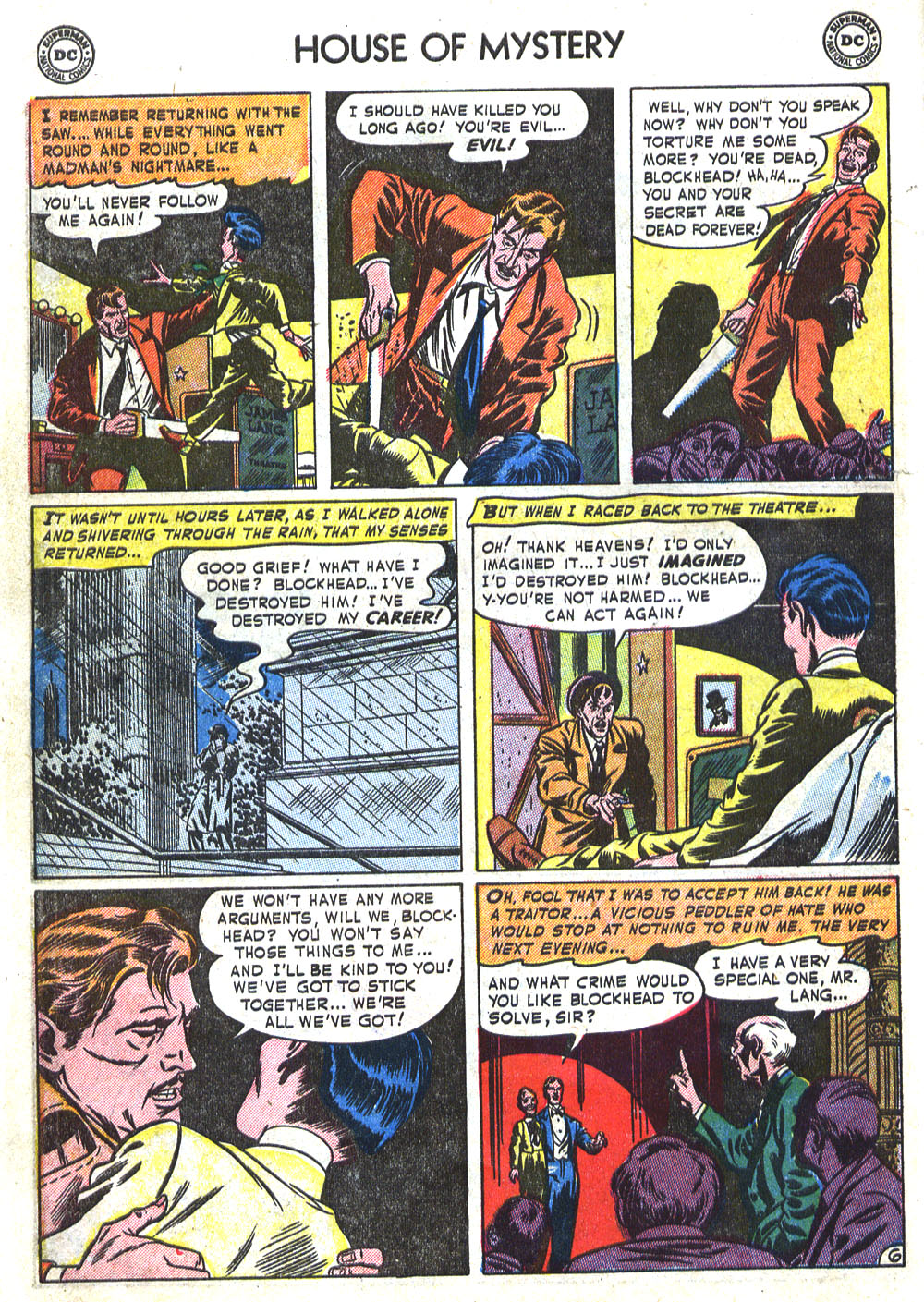 Read online House of Mystery (1951) comic -  Issue #3 - 8