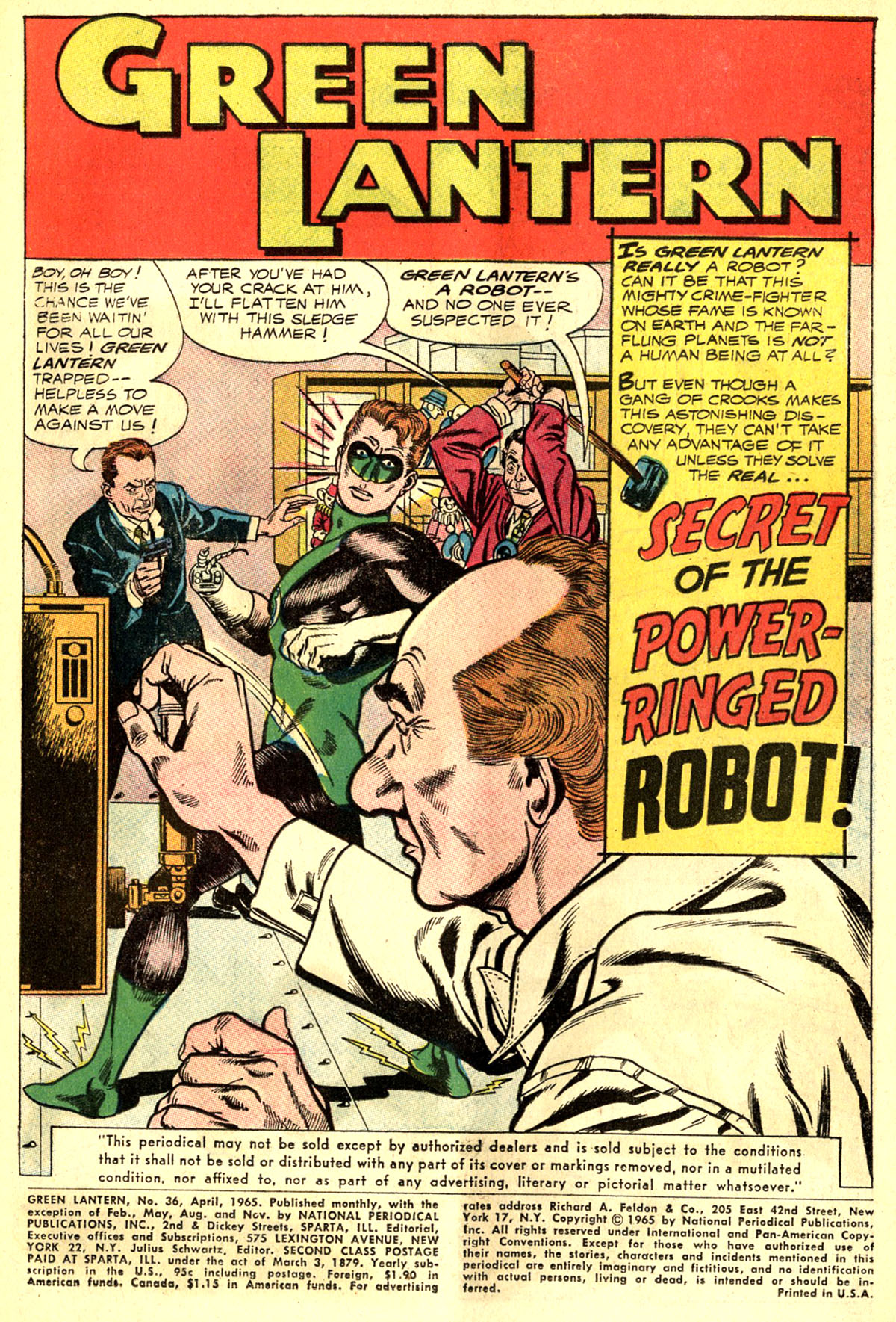 Green Lantern (1960) Issue #36 #39 - English 3