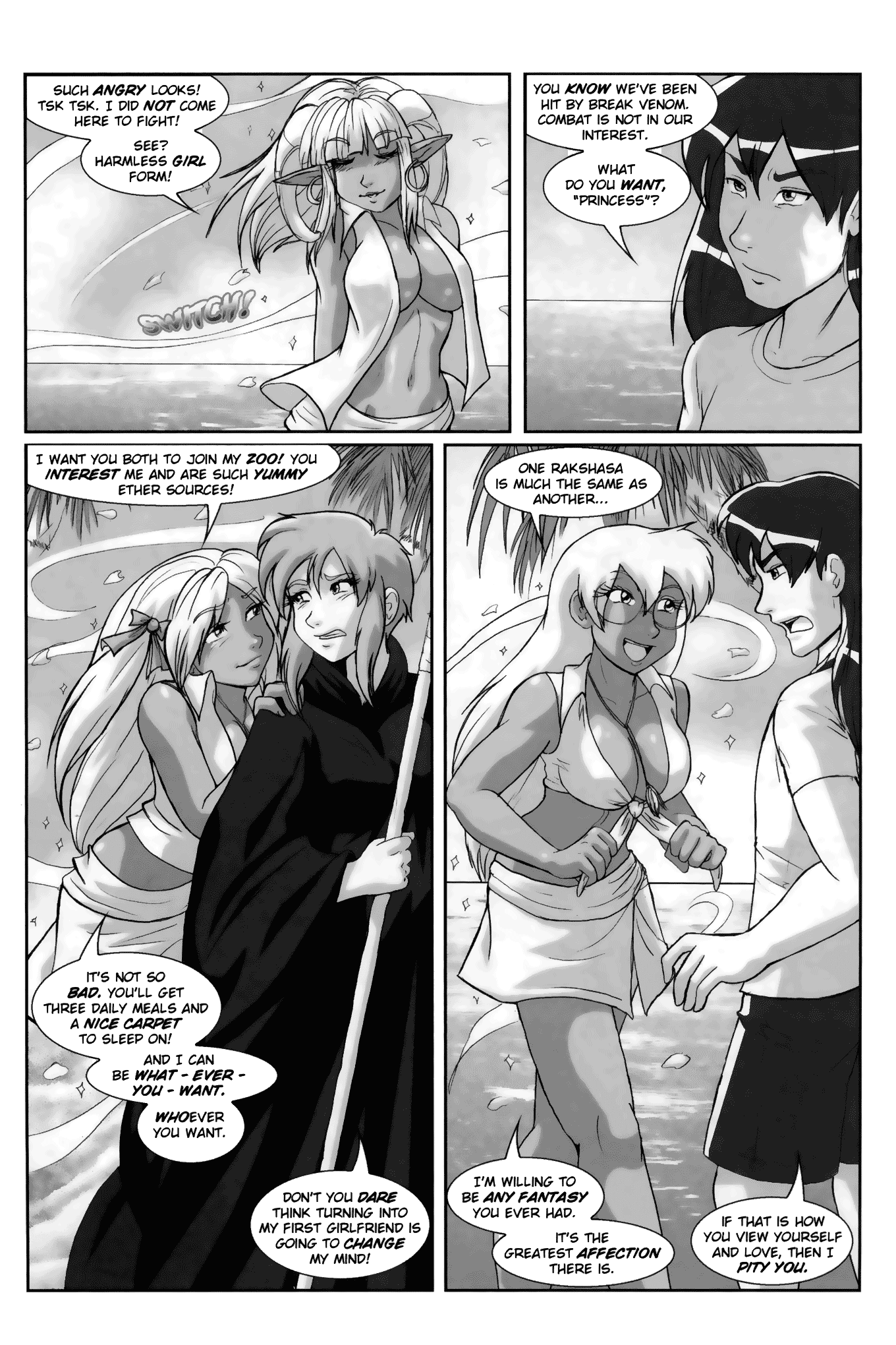 Read online Gold Digger/Ninja High School: Maidens of Twilight comic -  Issue #4 - 12