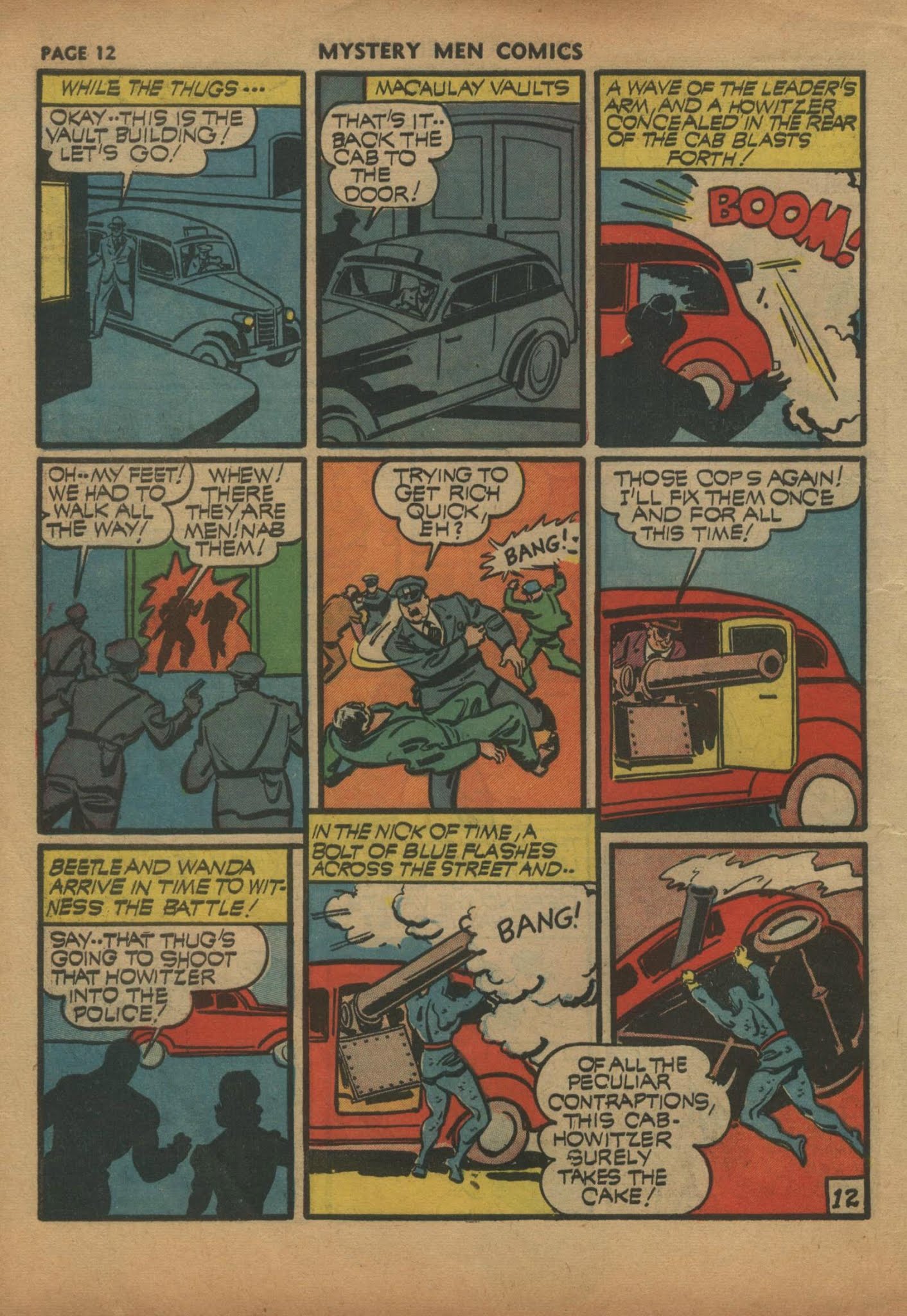 Read online Mystery Men Comics comic -  Issue #27 - 14