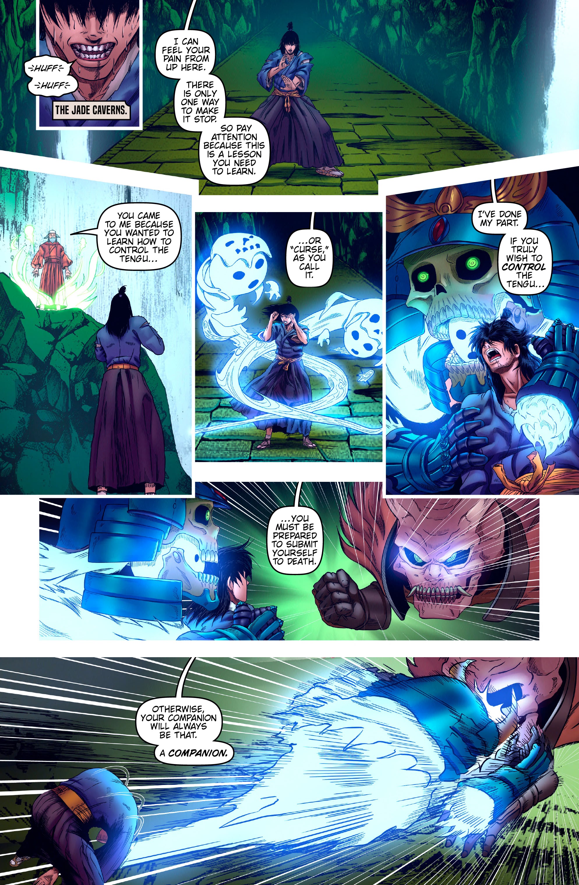 Read online Honor and Curse comic -  Issue #8 - 9