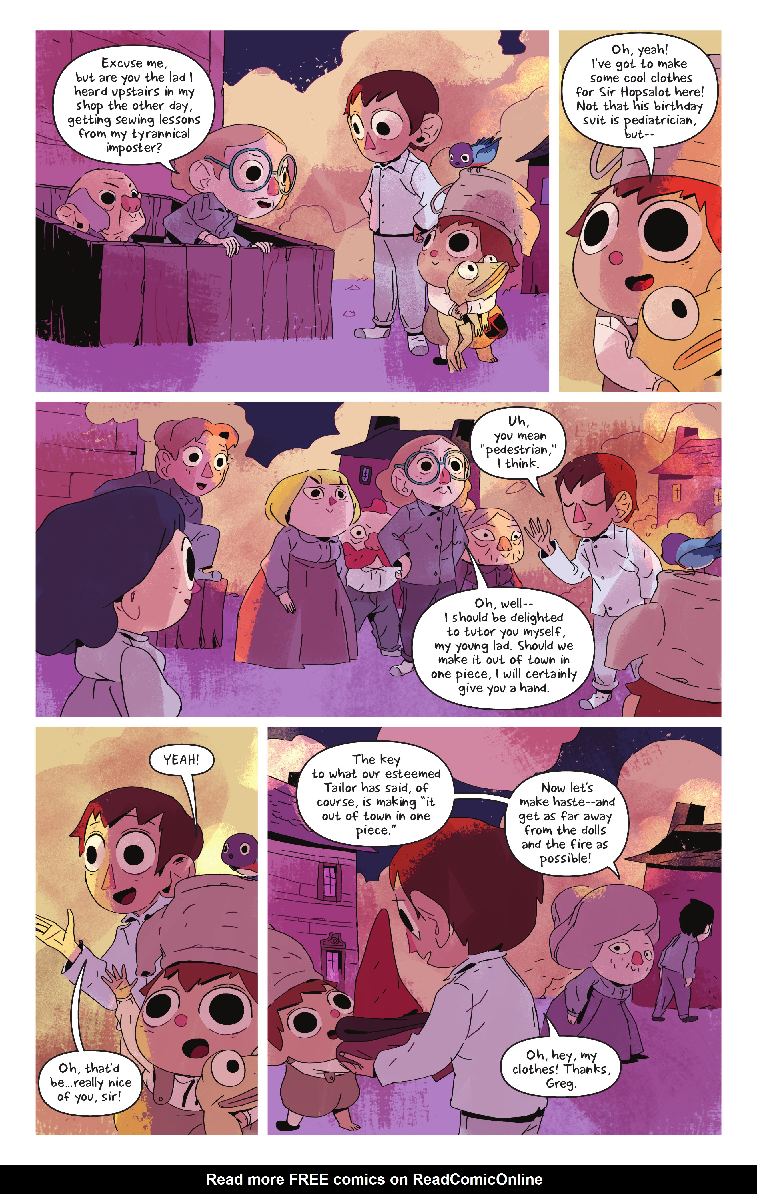 Read online Over the Garden Wall: Hollow Town comic -  Issue # TPB - 108