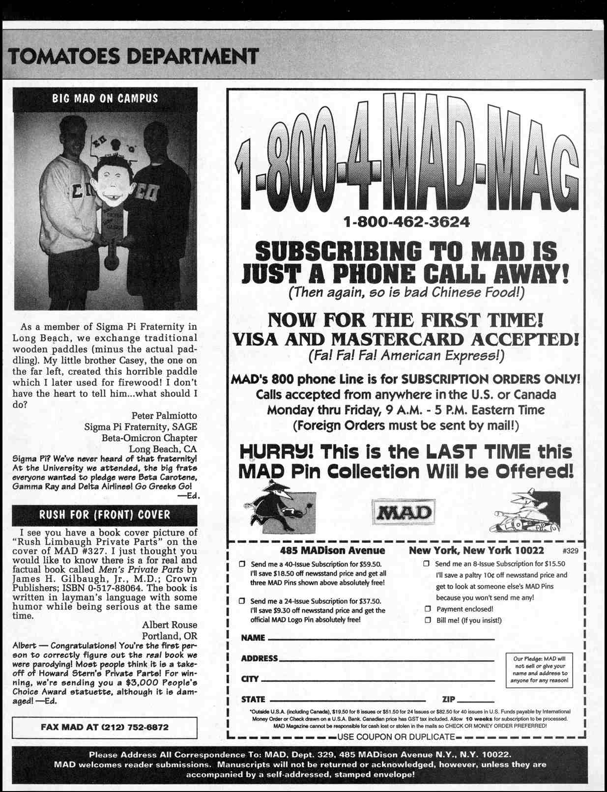 Read online MAD comic -  Issue #329 - 5