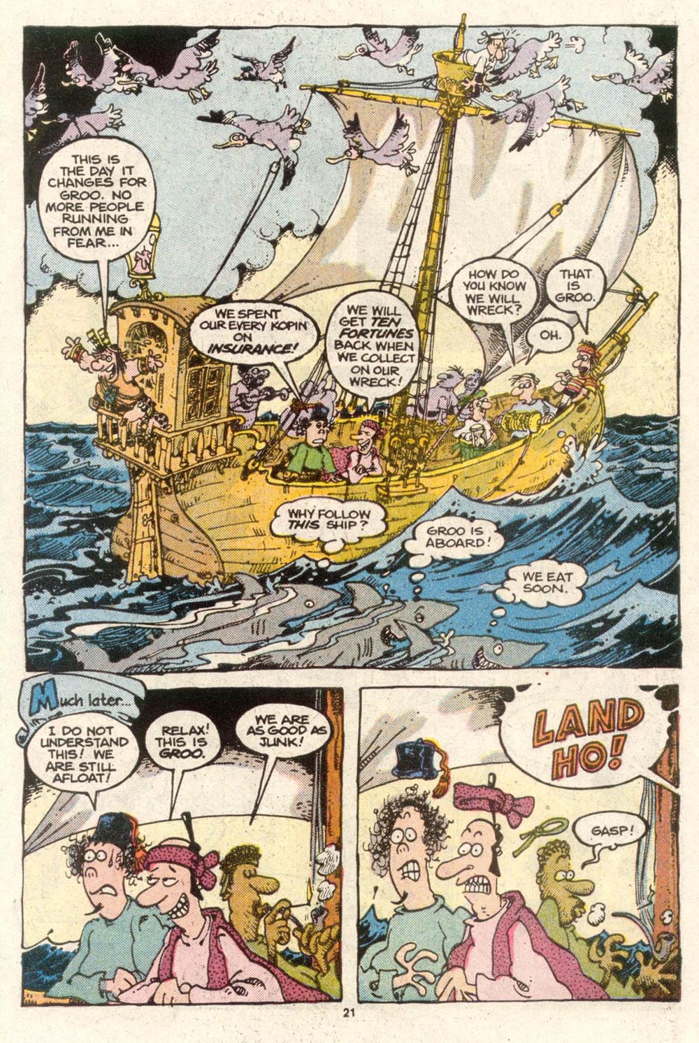 Read online Sergio Aragonés Groo the Wanderer comic -  Issue #48 - 22