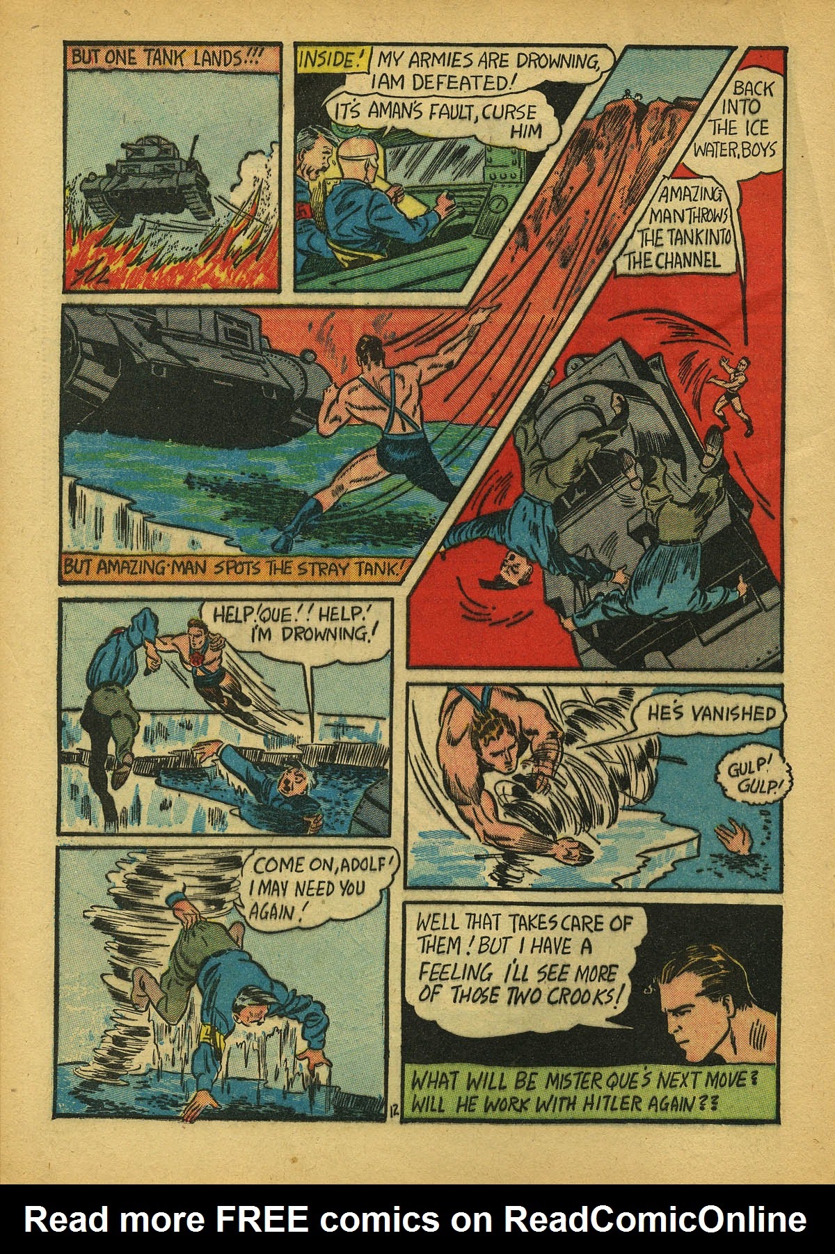 Read online Amazing Man Comics comic -  Issue #22 - 15