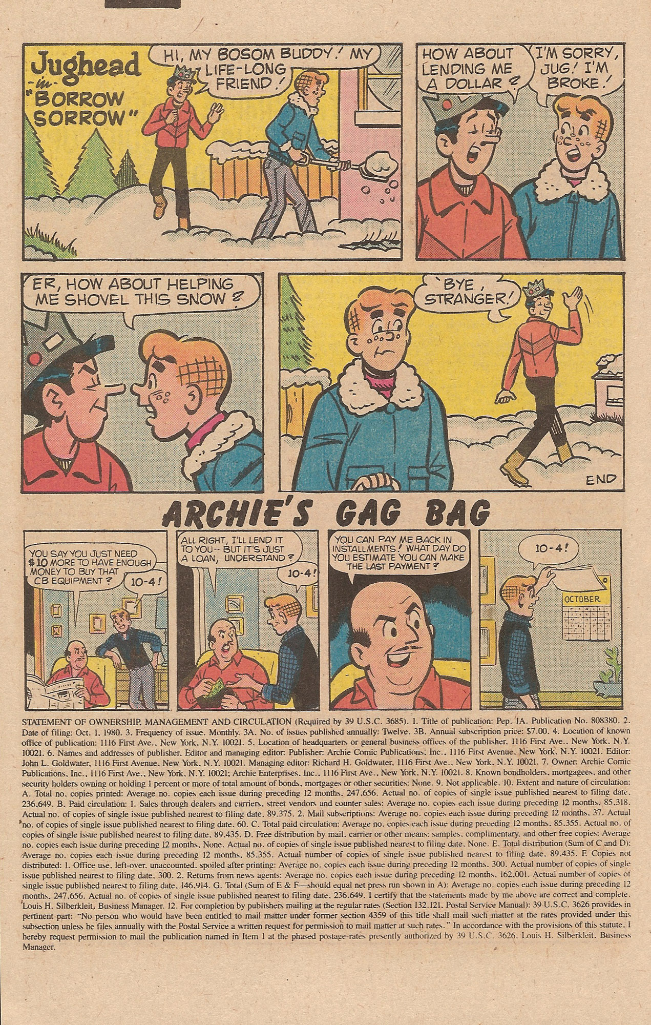Read online Pep Comics comic -  Issue #372 - 10