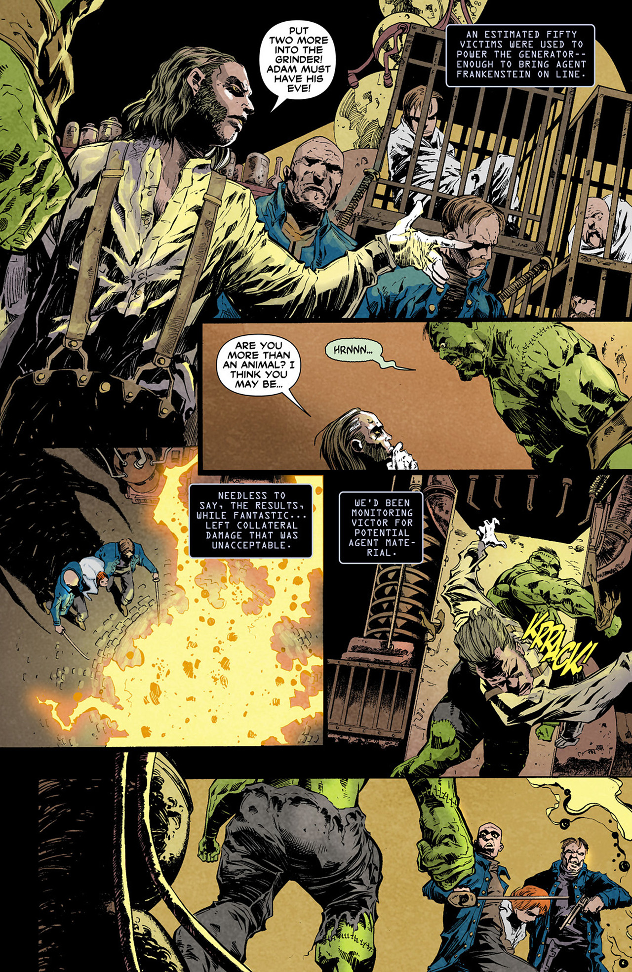 Read online Frankenstein, Agent of S.H.A.D.E. comic -  Issue #0 - 4