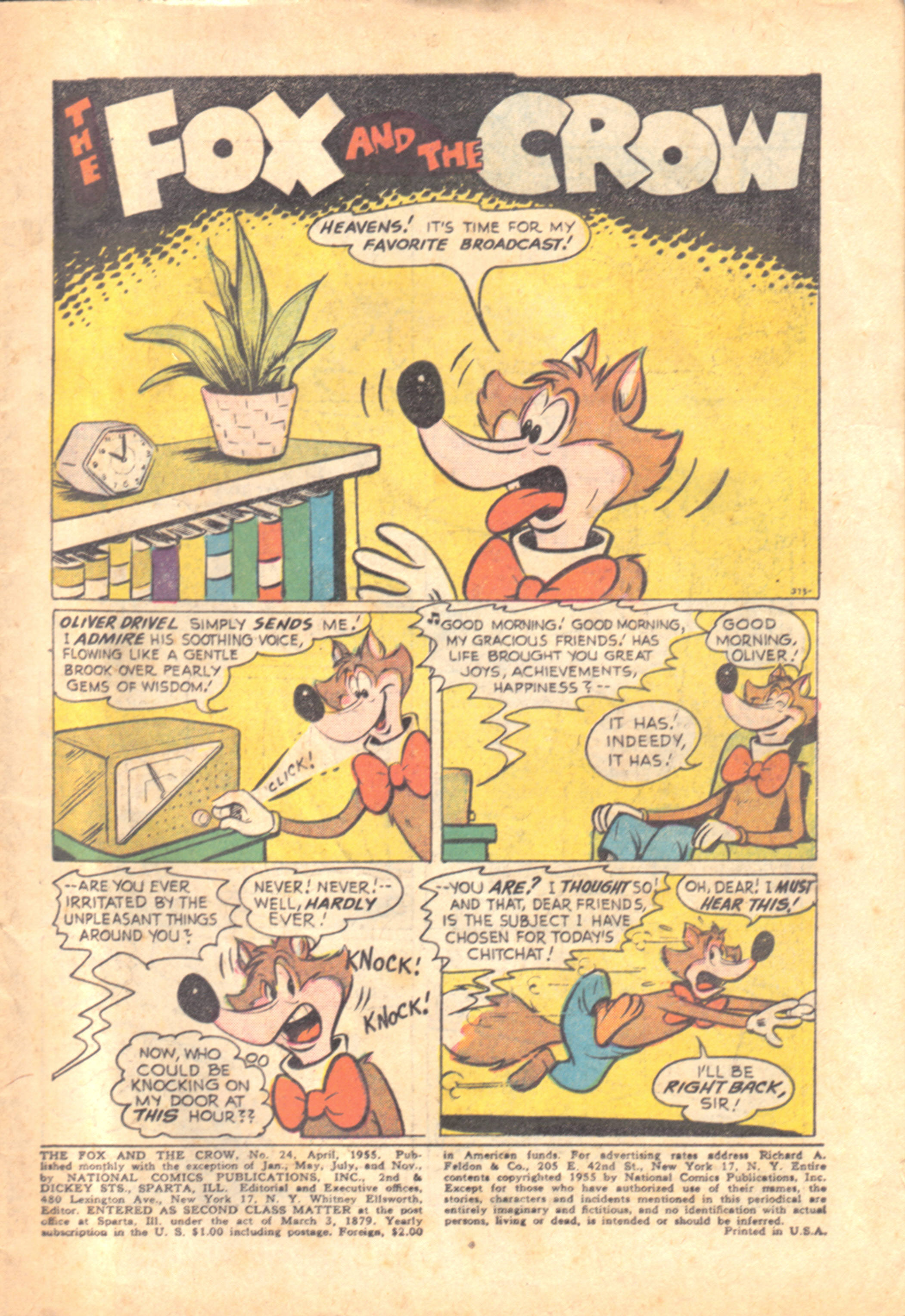 Read online The Fox and the Crow comic -  Issue #24 - 3