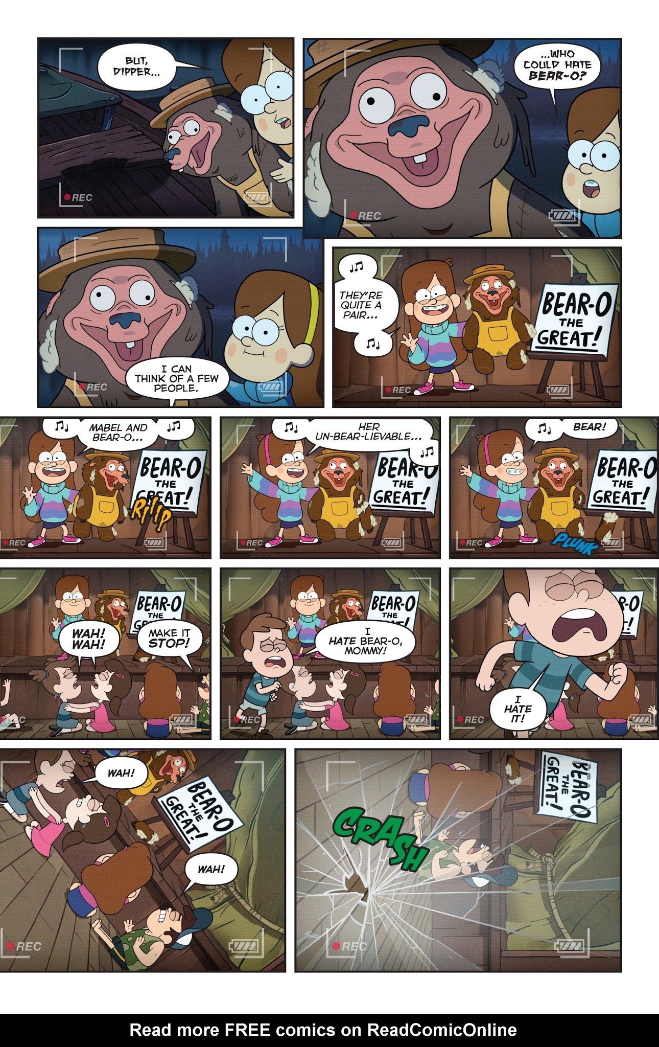 Read online Disney Gravity Falls Shorts Cinestory Comic comic -  Issue #4 - 6