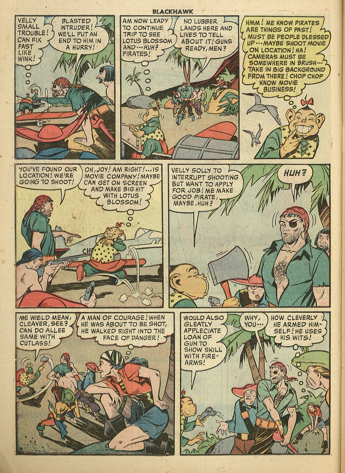 Read online Blackhawk (1957) comic -  Issue #33 - 39