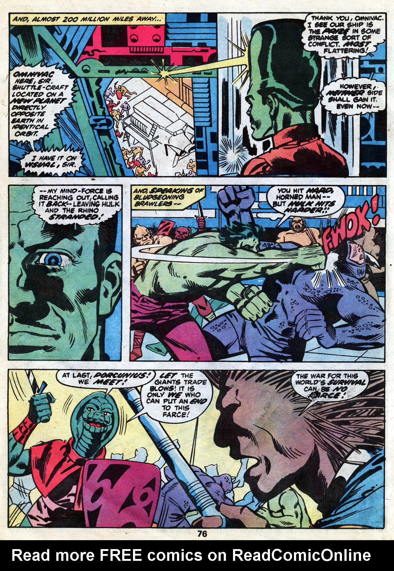 Read online Marvel Treasury Edition comic -  Issue #17 - 77