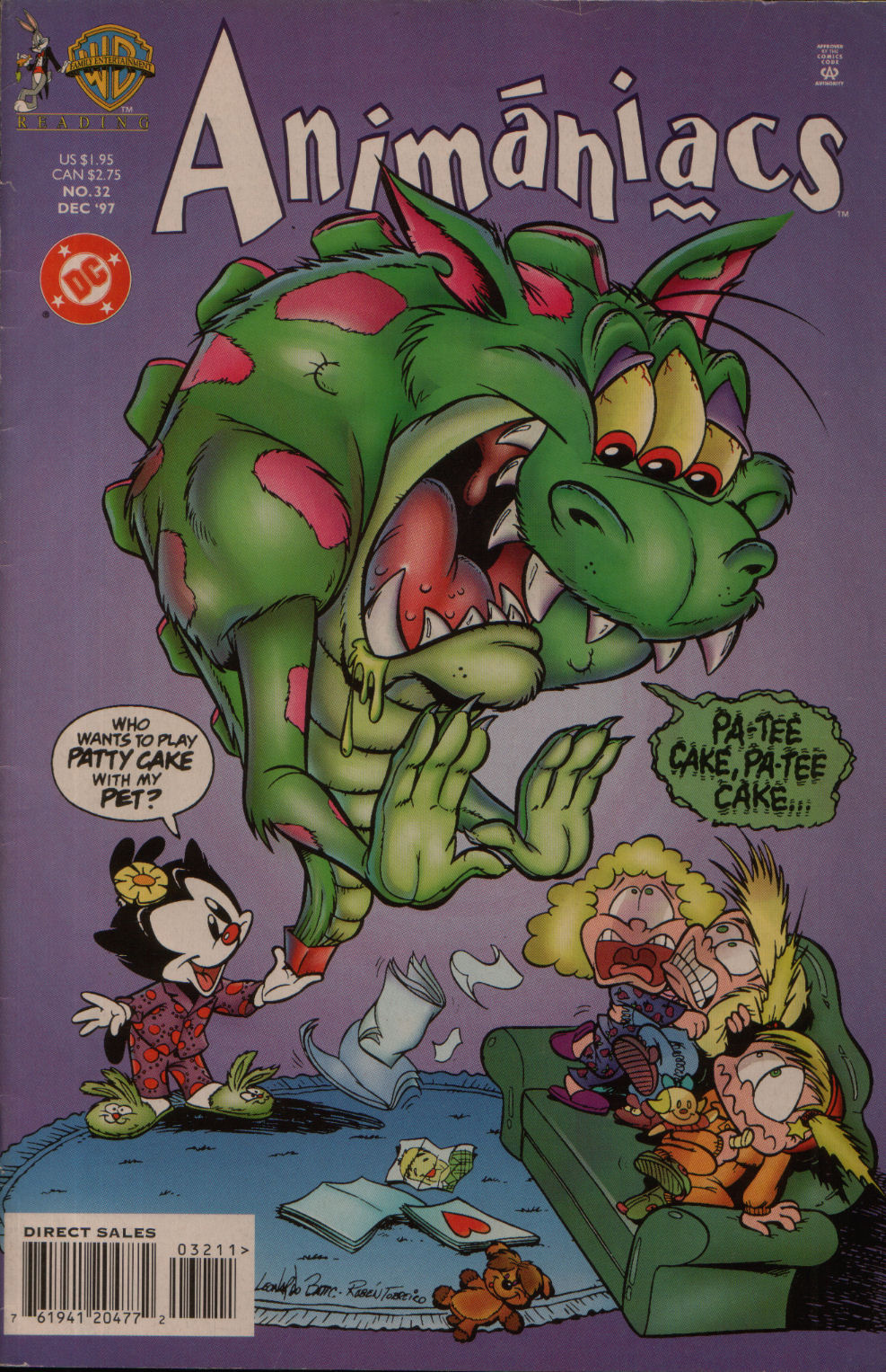 Read online Animaniacs comic -  Issue #32 - 1