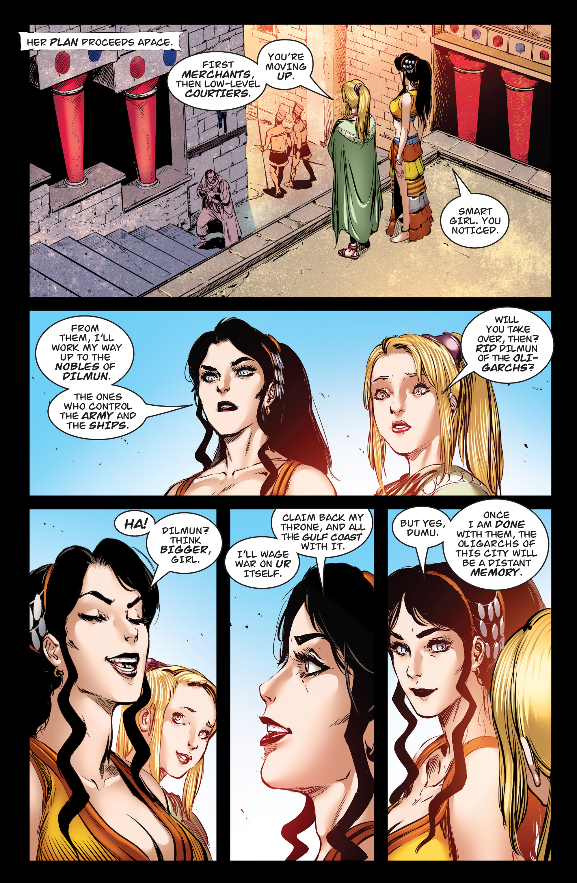 Read online Queen of Vampires comic -  Issue #7 - 8