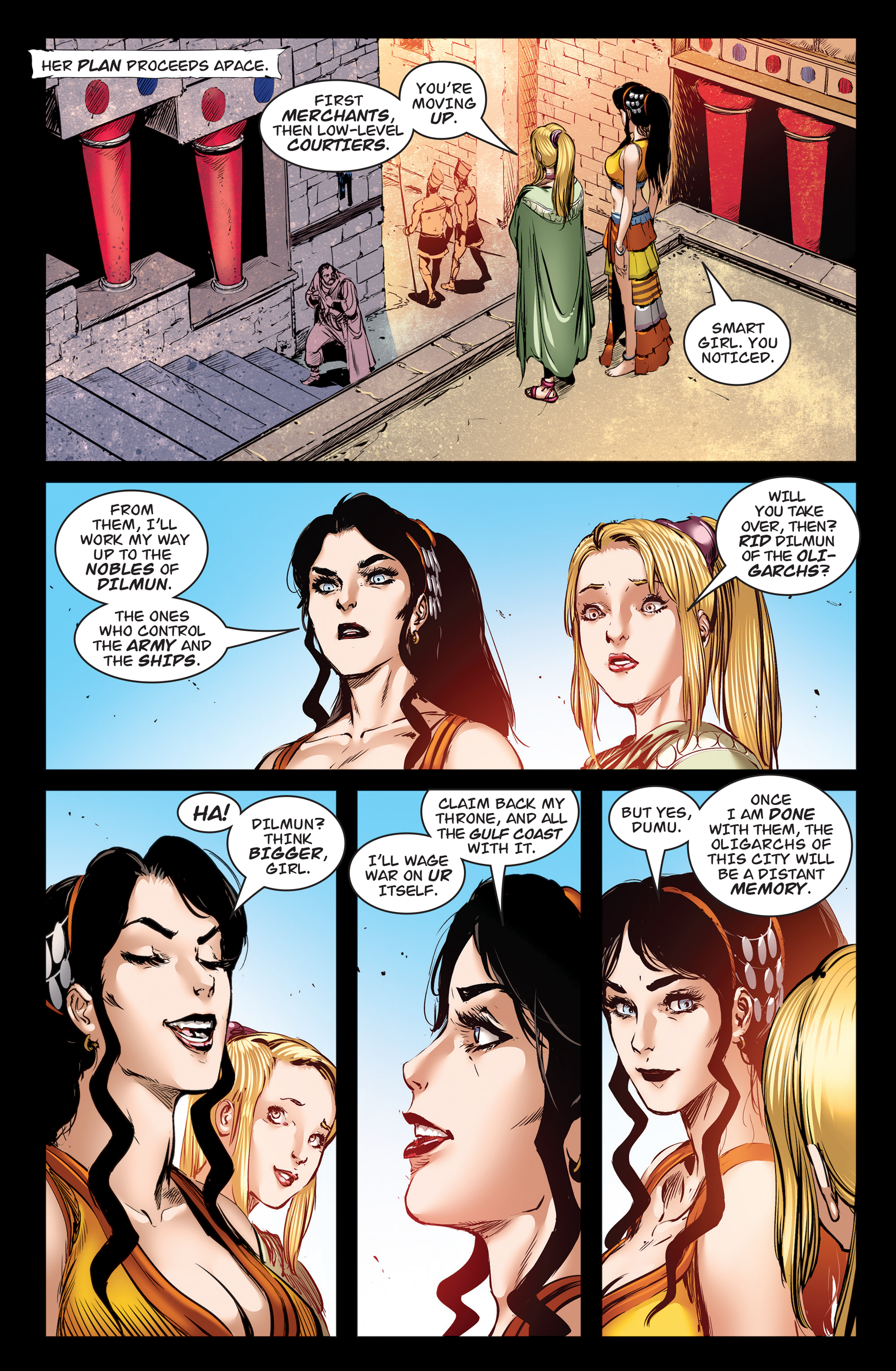 Read online Queen of Vampires comic -  Issue #7 - 8