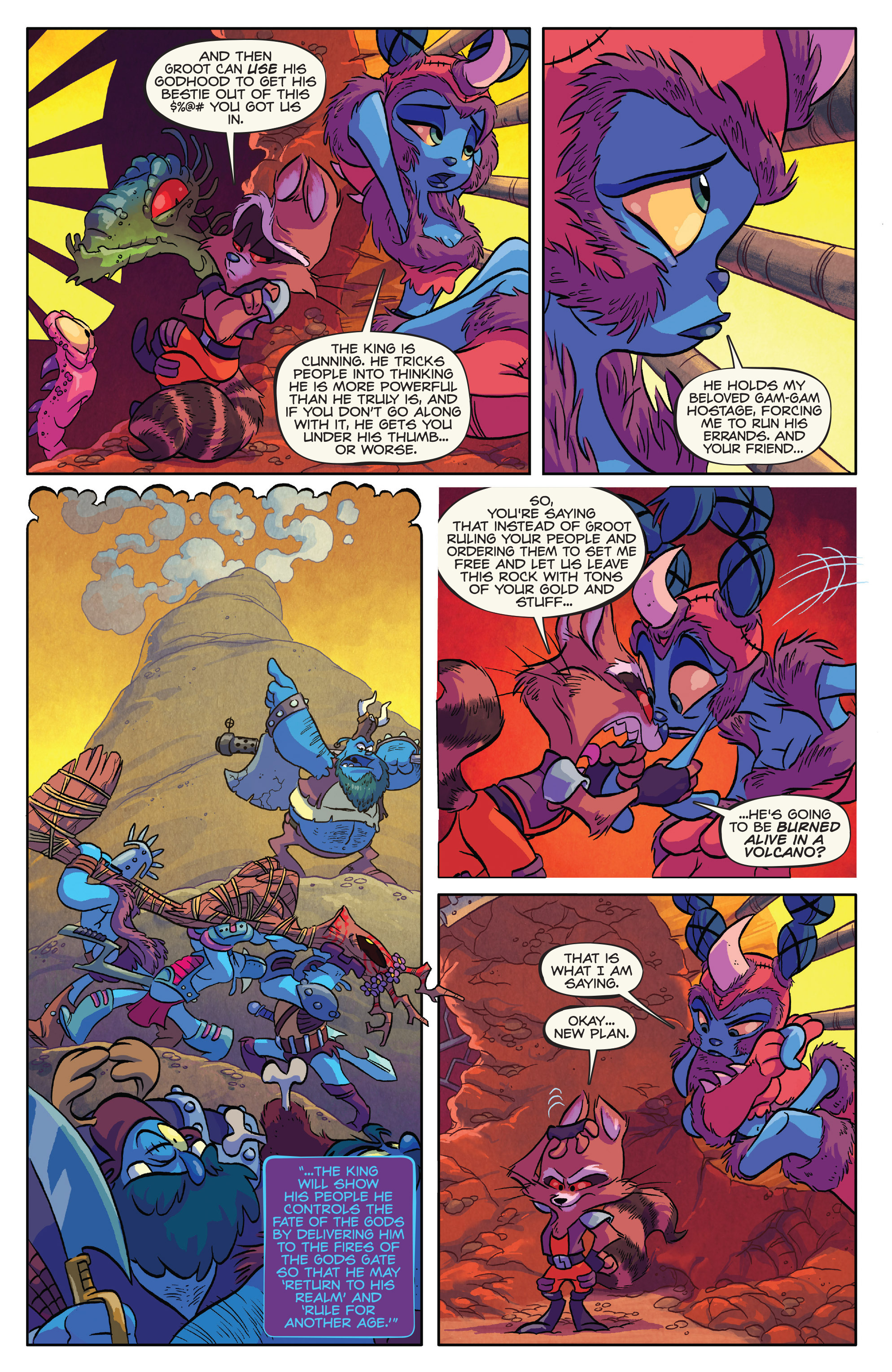 Read online Rocket Raccoon & Groot comic -  Issue #5 - 13