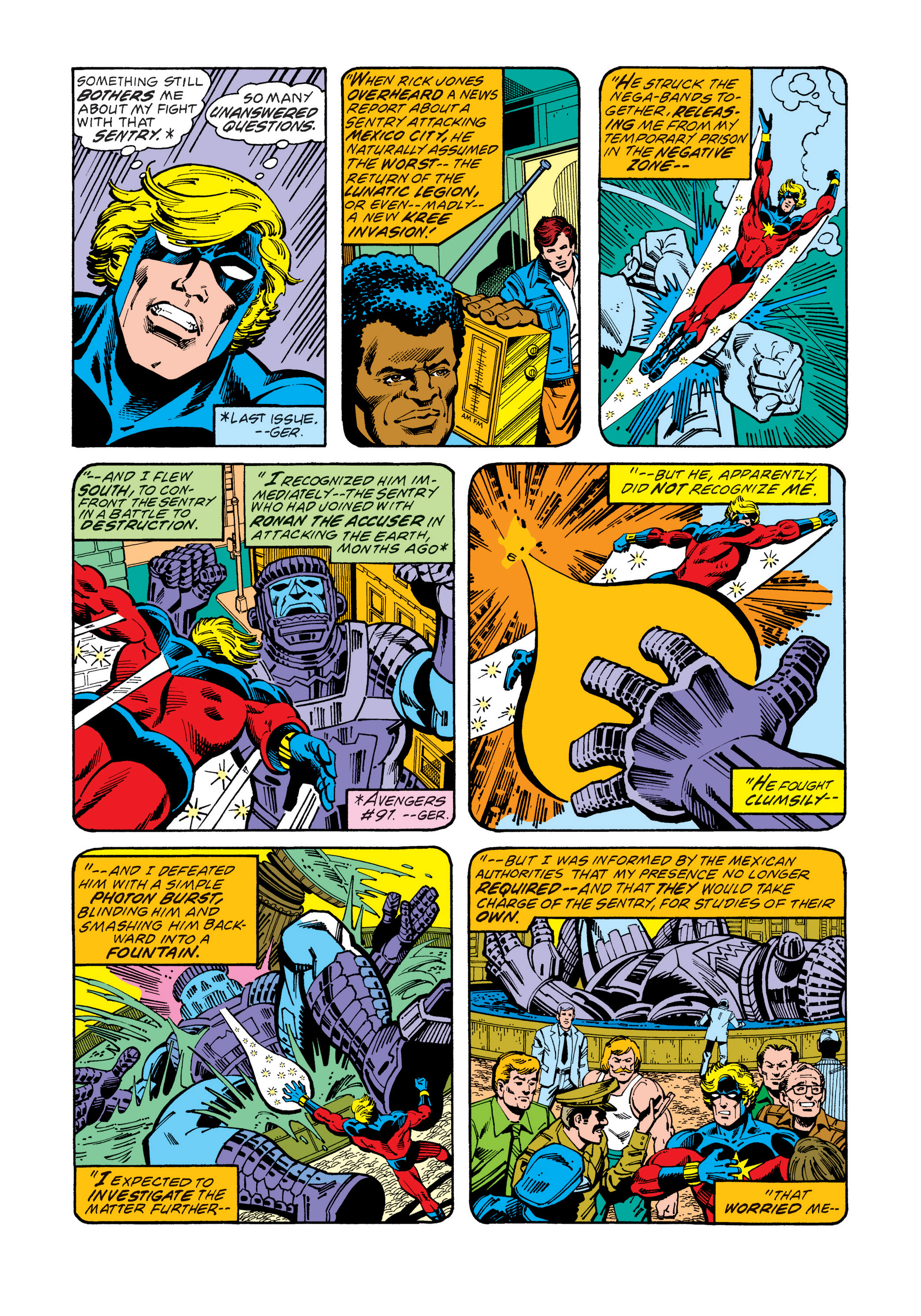 Read online Marvel Masterworks: Captain Marvel comic -  Issue # TPB 5 (Part 1) - 29