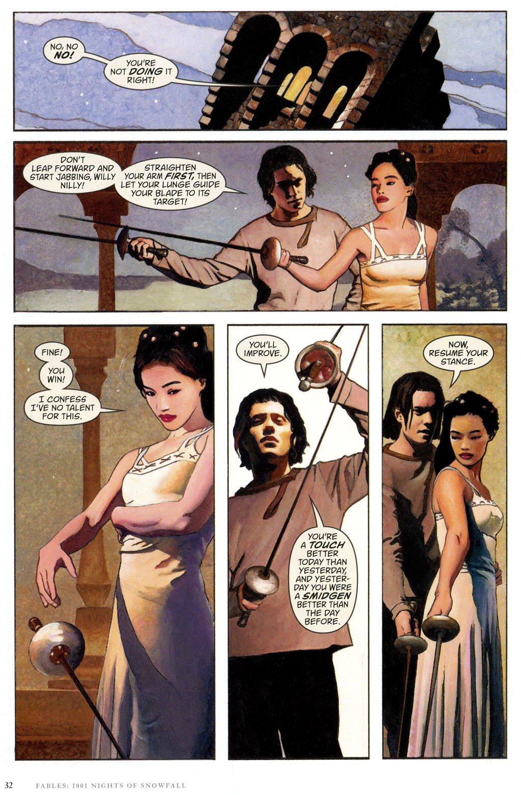 Read online Fables: 1001 Nights of Snowfall comic -  Issue # Full - 32