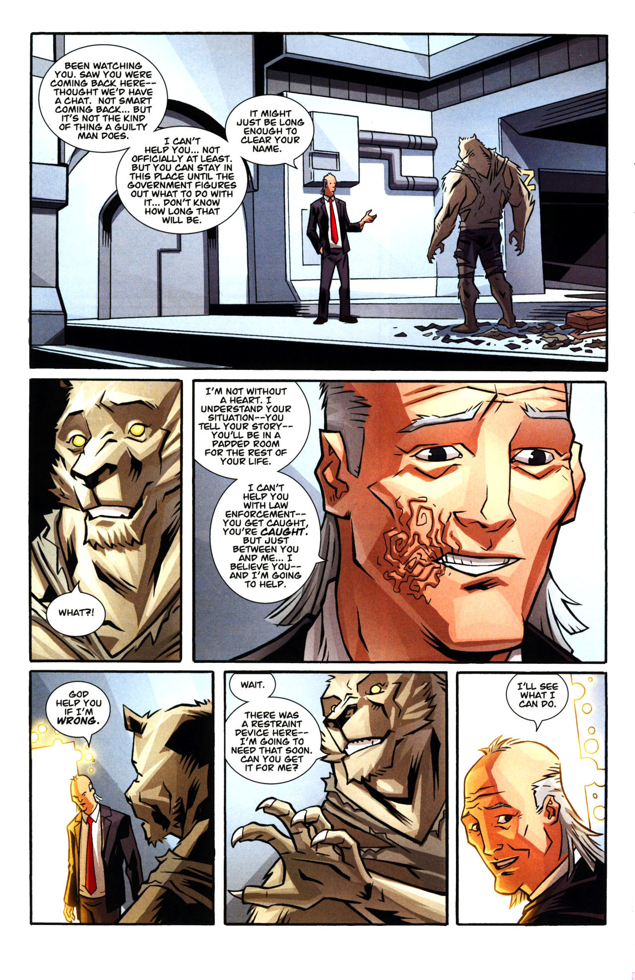 Read online The Astounding Wolf-Man comic -  Issue #12 - 14